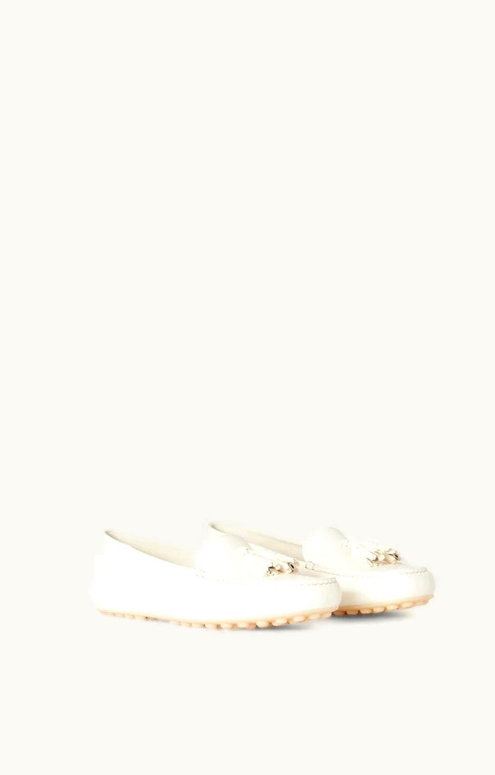 Loro Piana Loro Piana Dot Sole Loafers White
