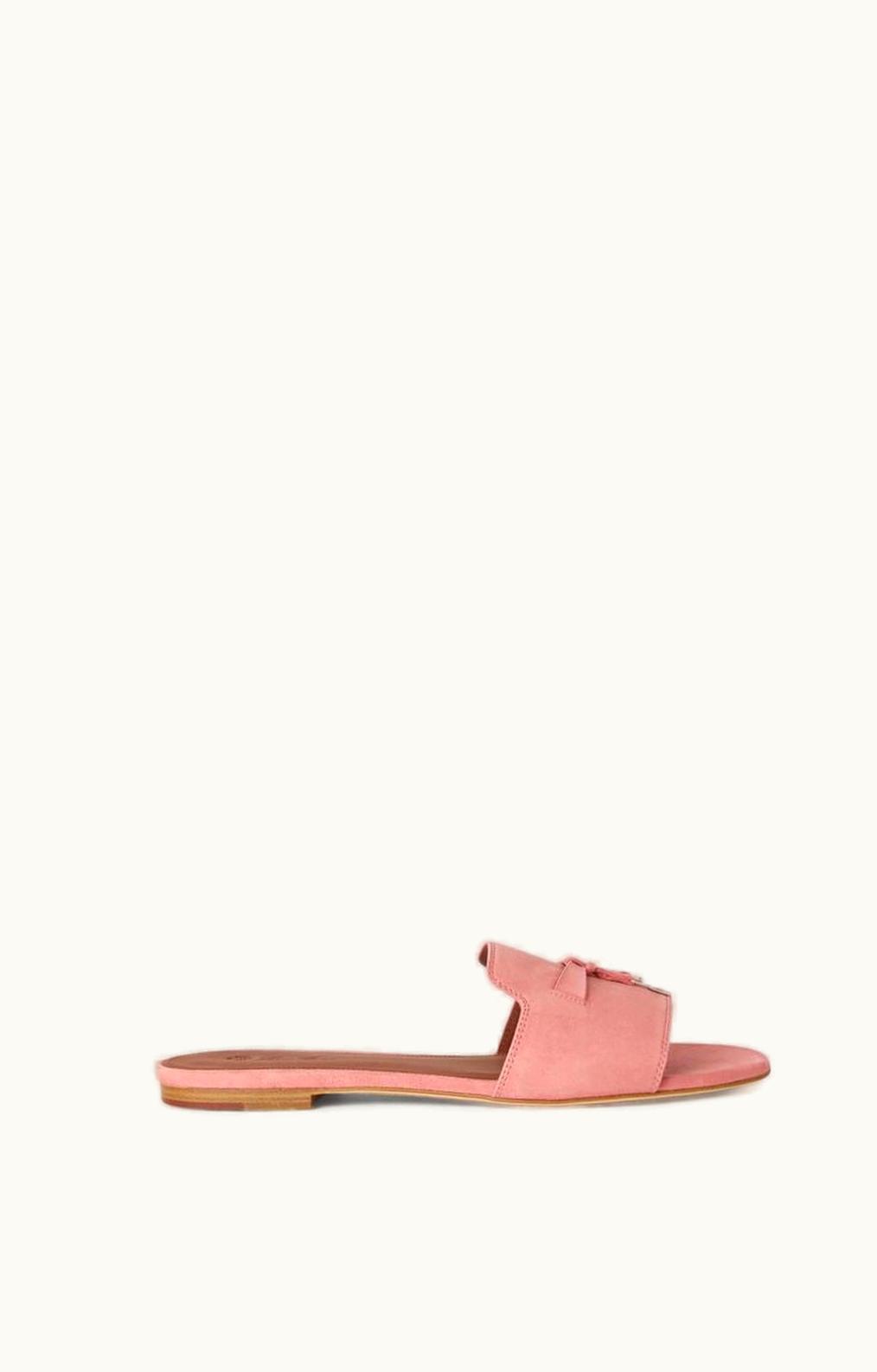 Loro Piana Loro Piana My Charms Suede Sandal Summer Salt