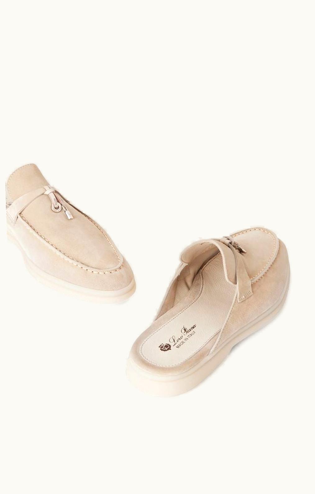 Loro Piana Loro Piana Babouche Charms Walk Loafers Linen
