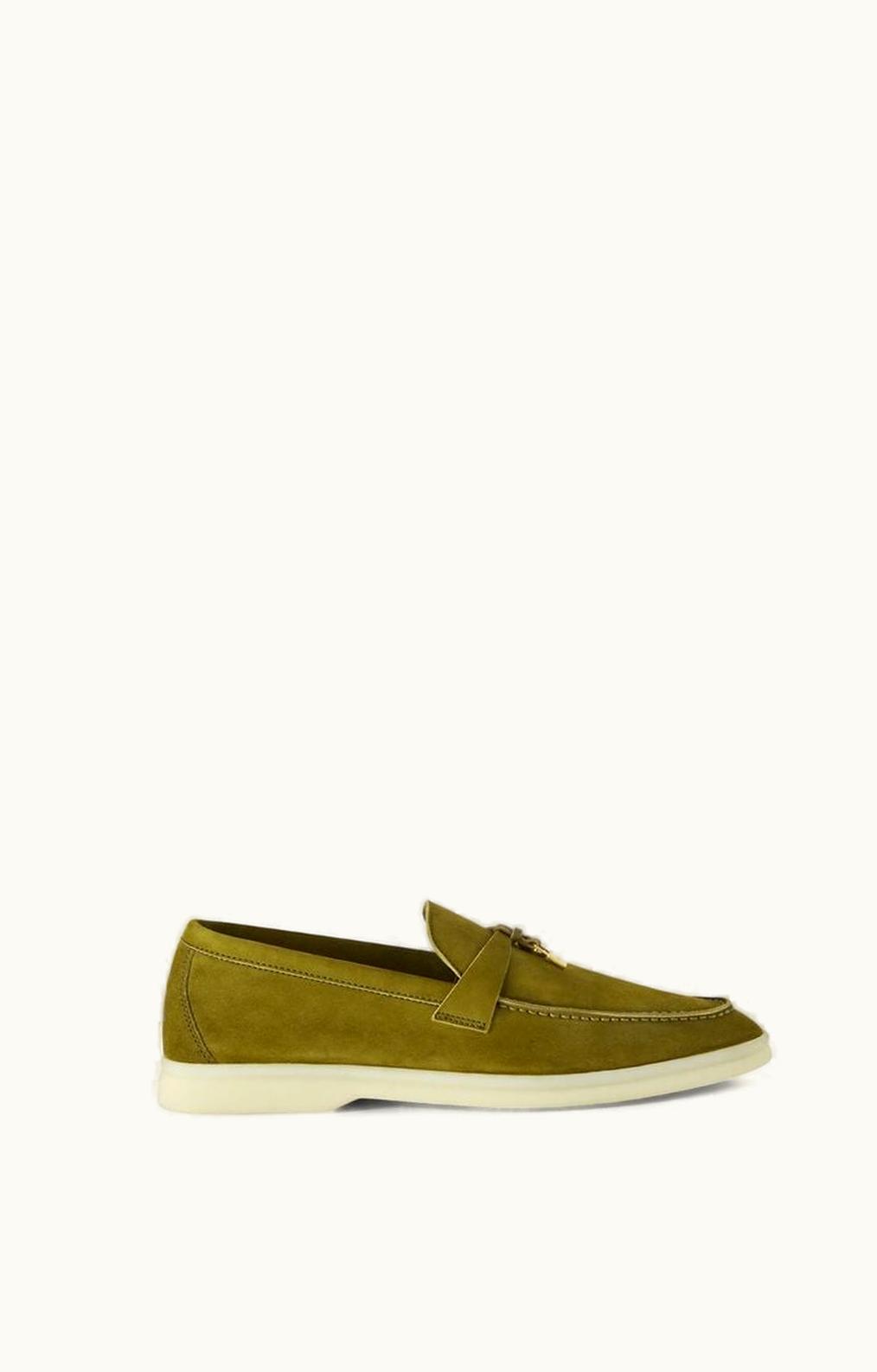 Loro Piana Loro Piana Charms Walk Loafers Sportswear Olive Leaf