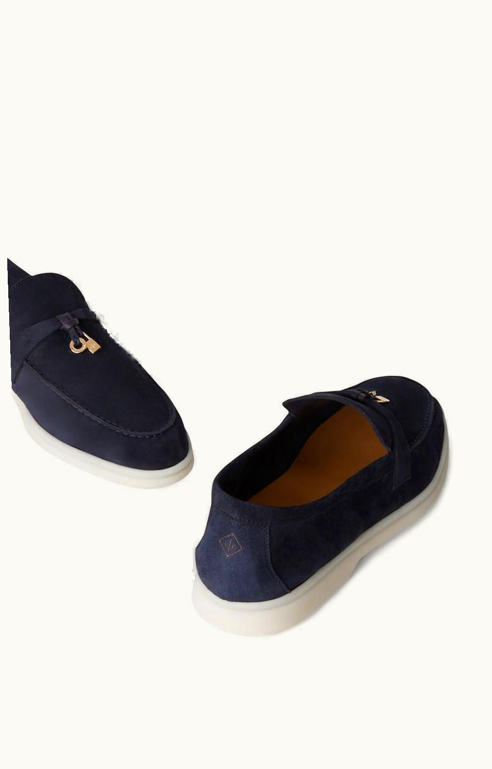 Loro Piana Loro Piana Summer Charms Walk Loafers Argo Blue Melange