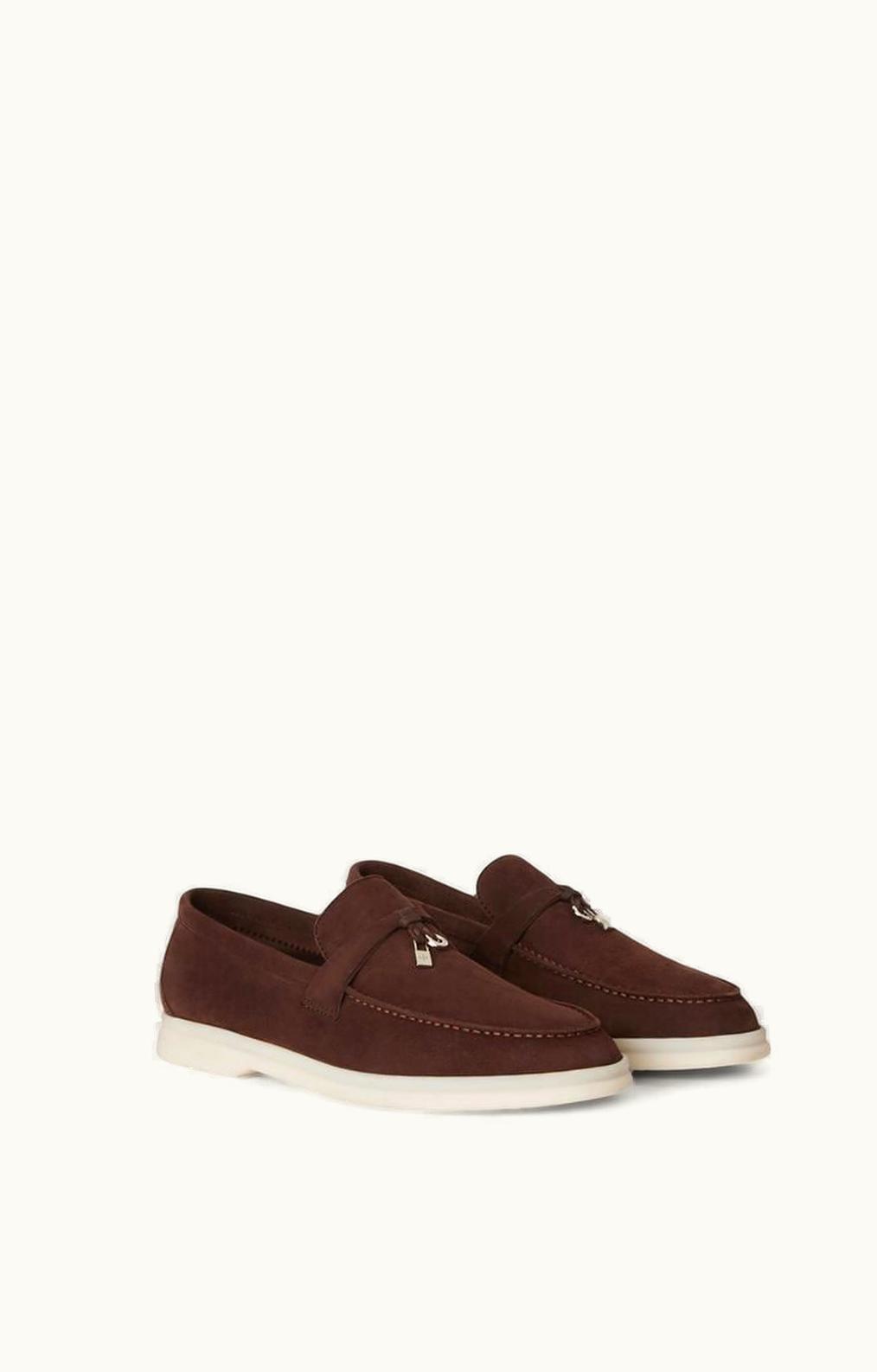 Loro Piana Loro Piana Summer Charms Walk Loafers Chocolate