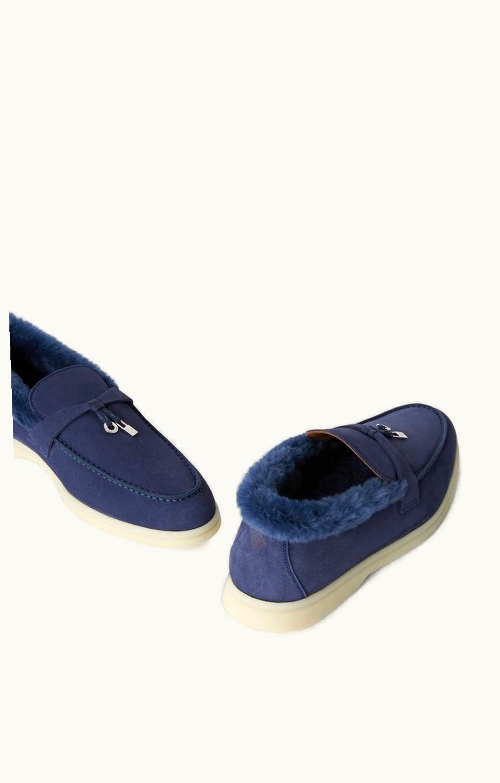 Loro Piana Loro Piana Summer Charms Walk Loafers Midnight Blue