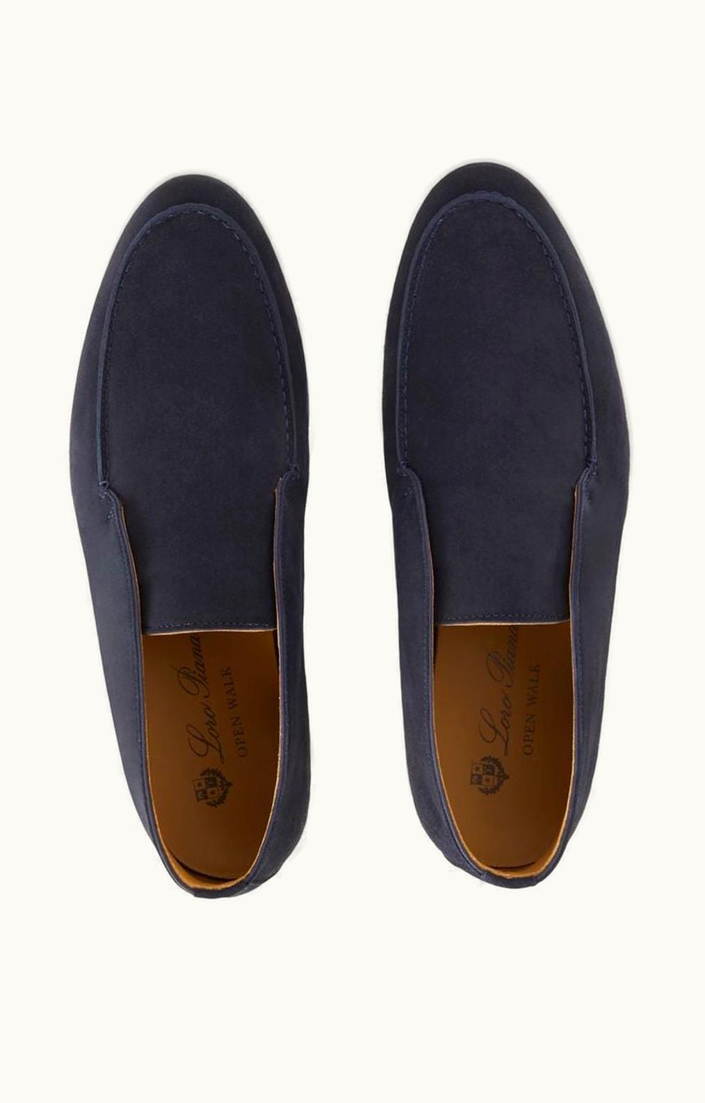 Loro Piana Loro Piana Open Walk Chukka Boots Argo Blue Melange