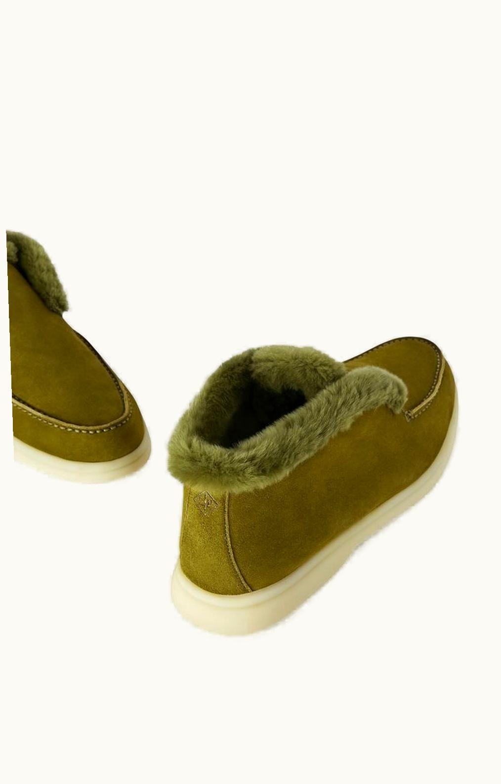 Loro Piana Loro Piana Walkabout Chukka Boots Olive Leaf