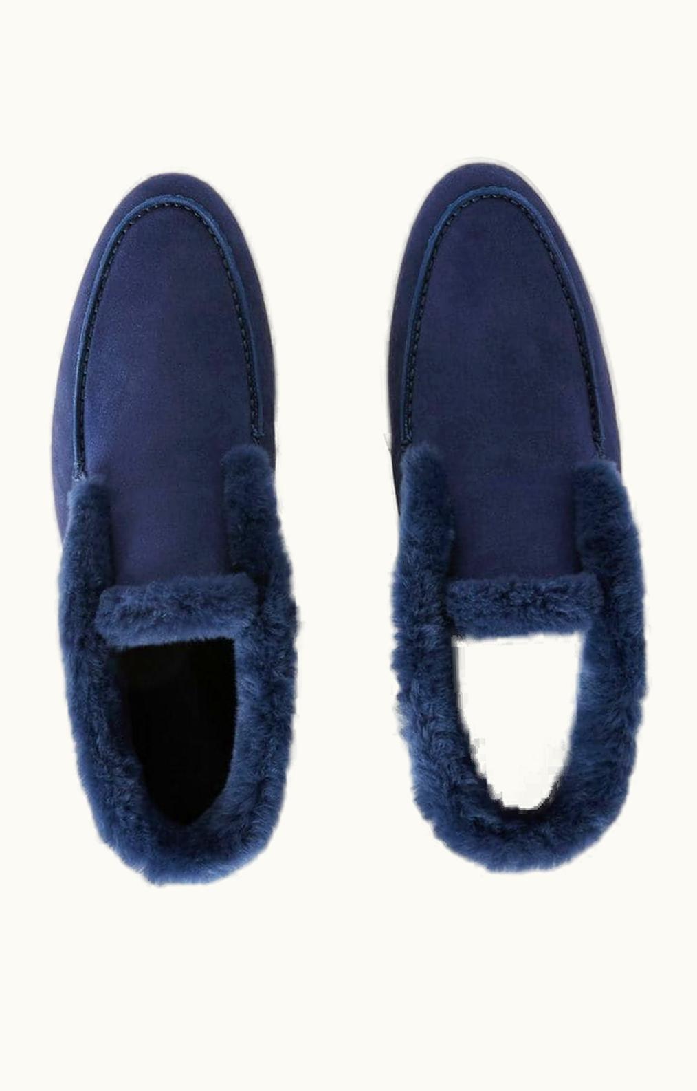 Loro Piana Loro Piana Open Walk Chukka Boots Midnight Blue