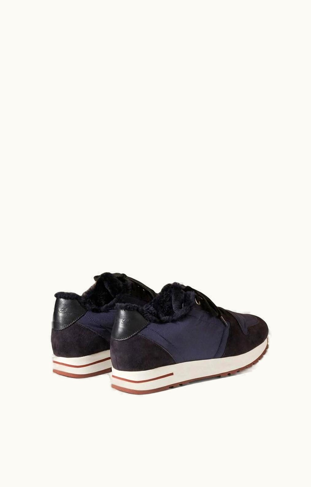 Loro Piana Loro Piana My Wind Sneaker Gray/Navy Blue