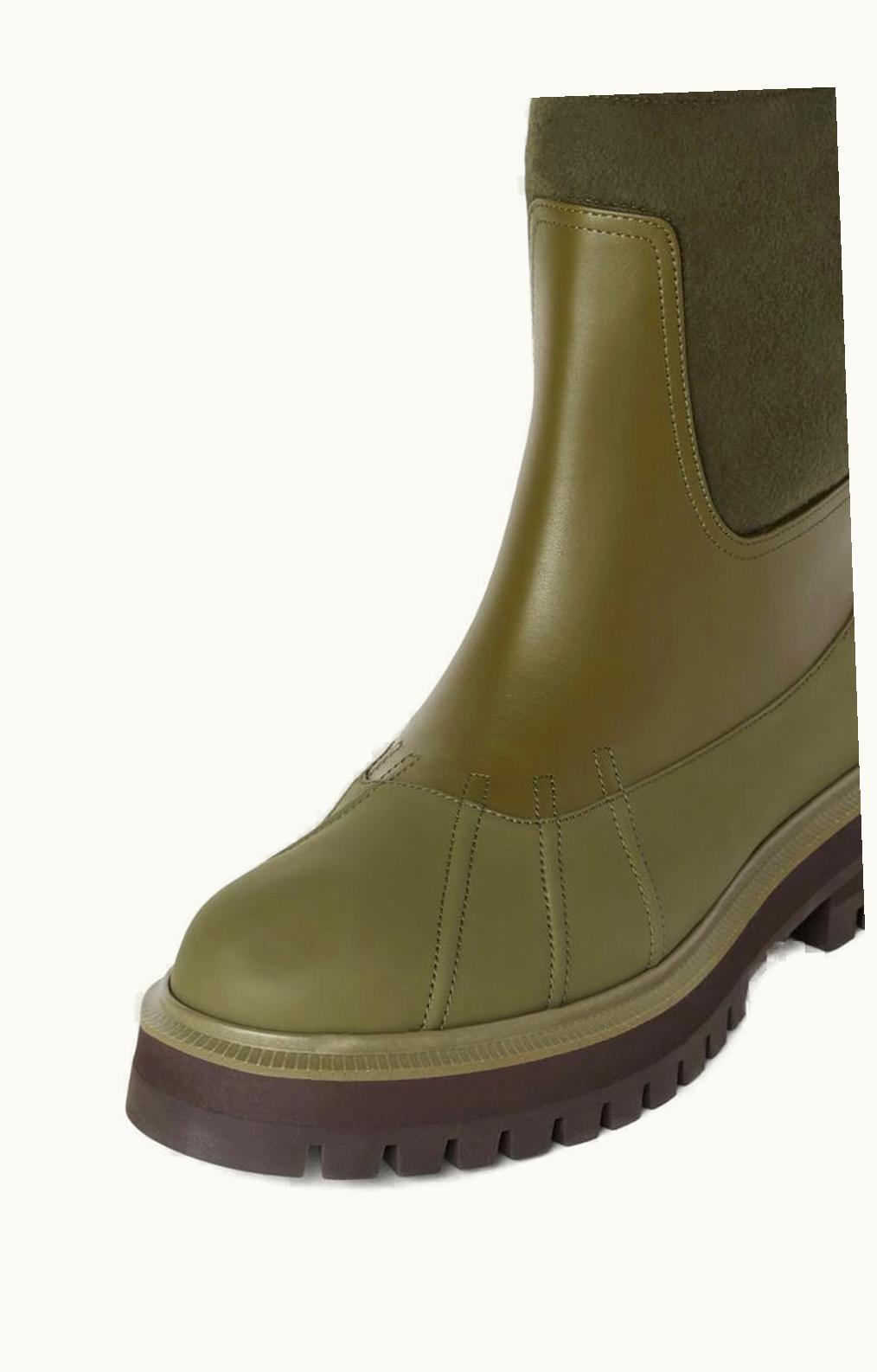 Loro Piana Loro Piana Regent Ankle Boot Olive Leaf