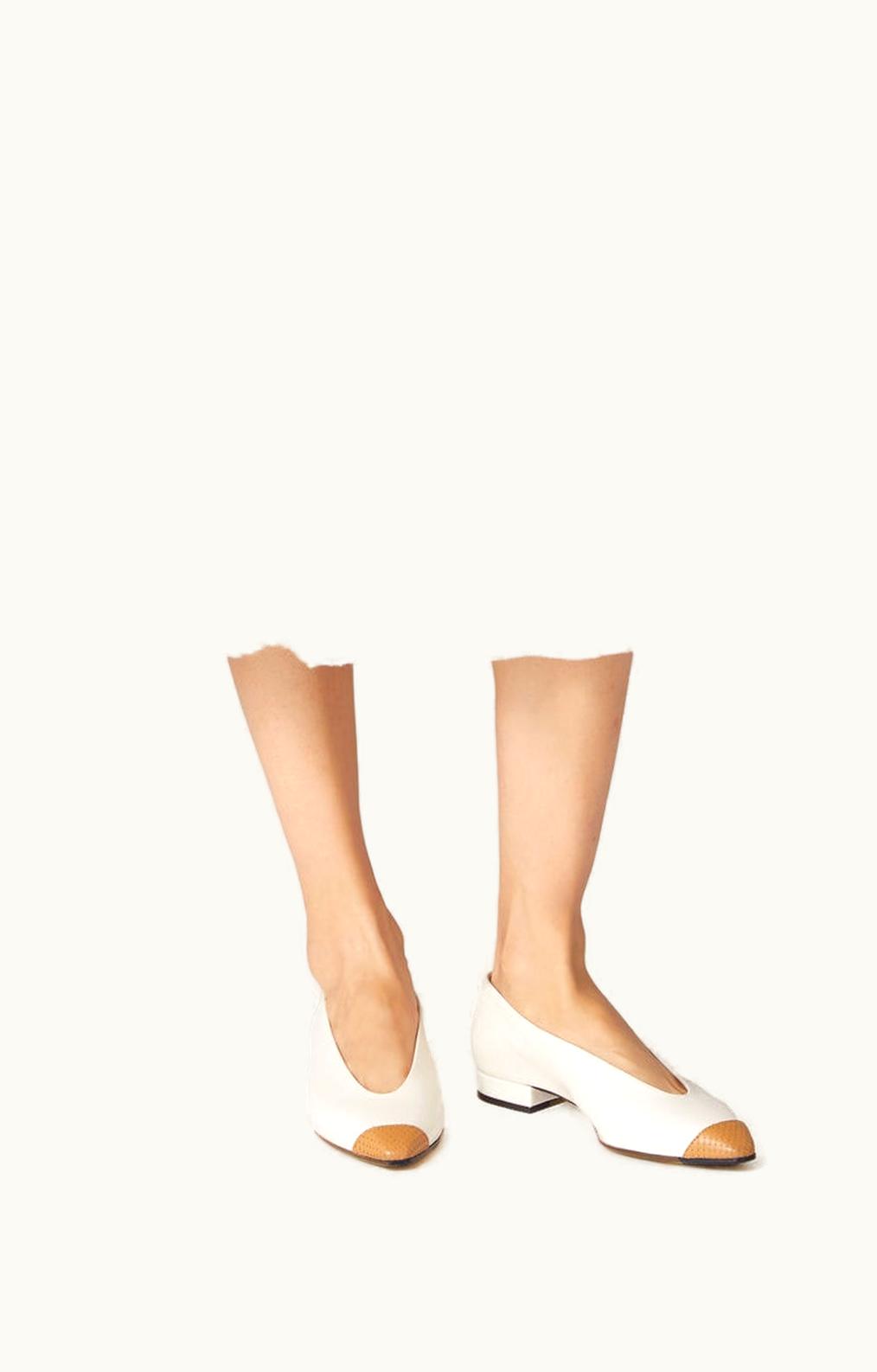 Loro Piana Loro Piana Rebecca Ballet Flats Nougat/Honey Milk