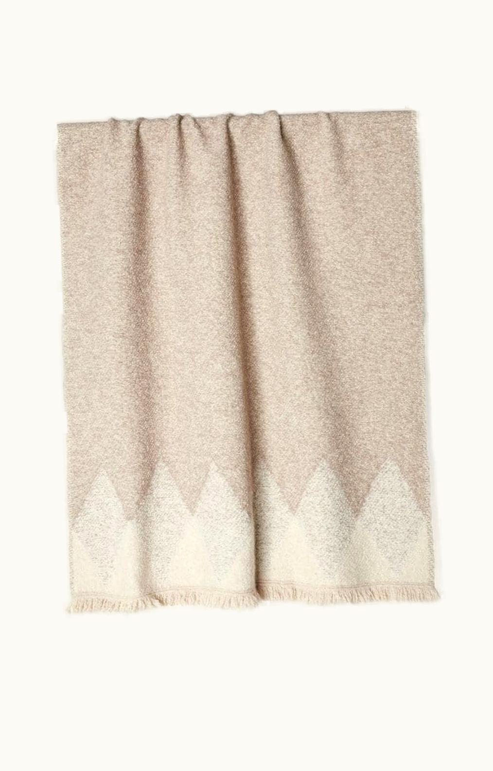 Loro Piana Loro Piana Cocooning Throw Blanket Brown Mel/Natural/Nougat
