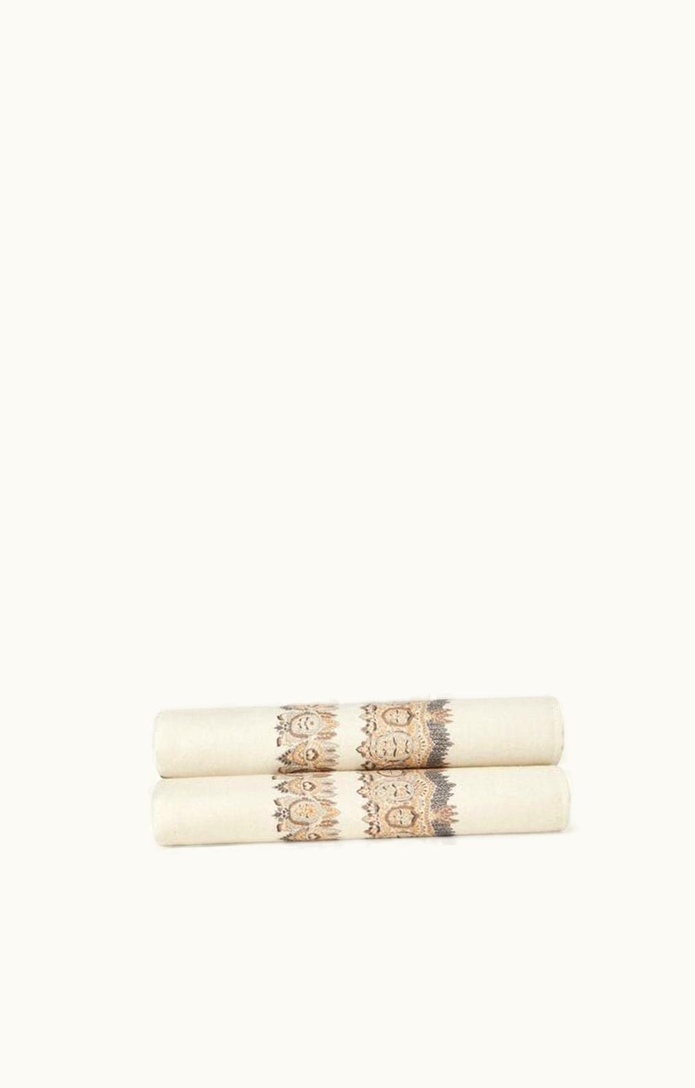 Loro Piana Loro Piana Memoire De L’Indie Throw Blanket White/Pearl