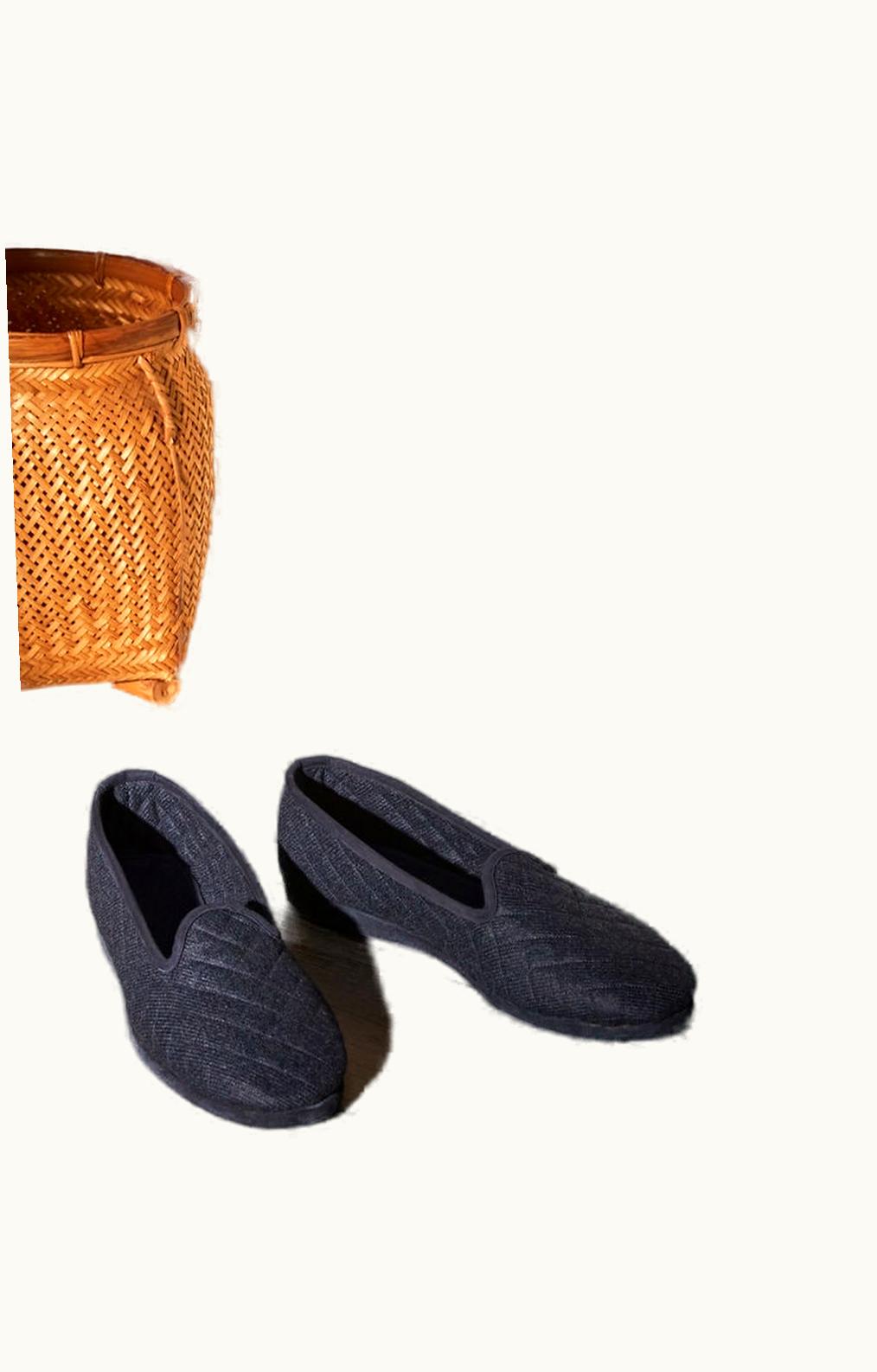 Loro Piana Loro Piana Classic Slippers Sodalite Blue Mel