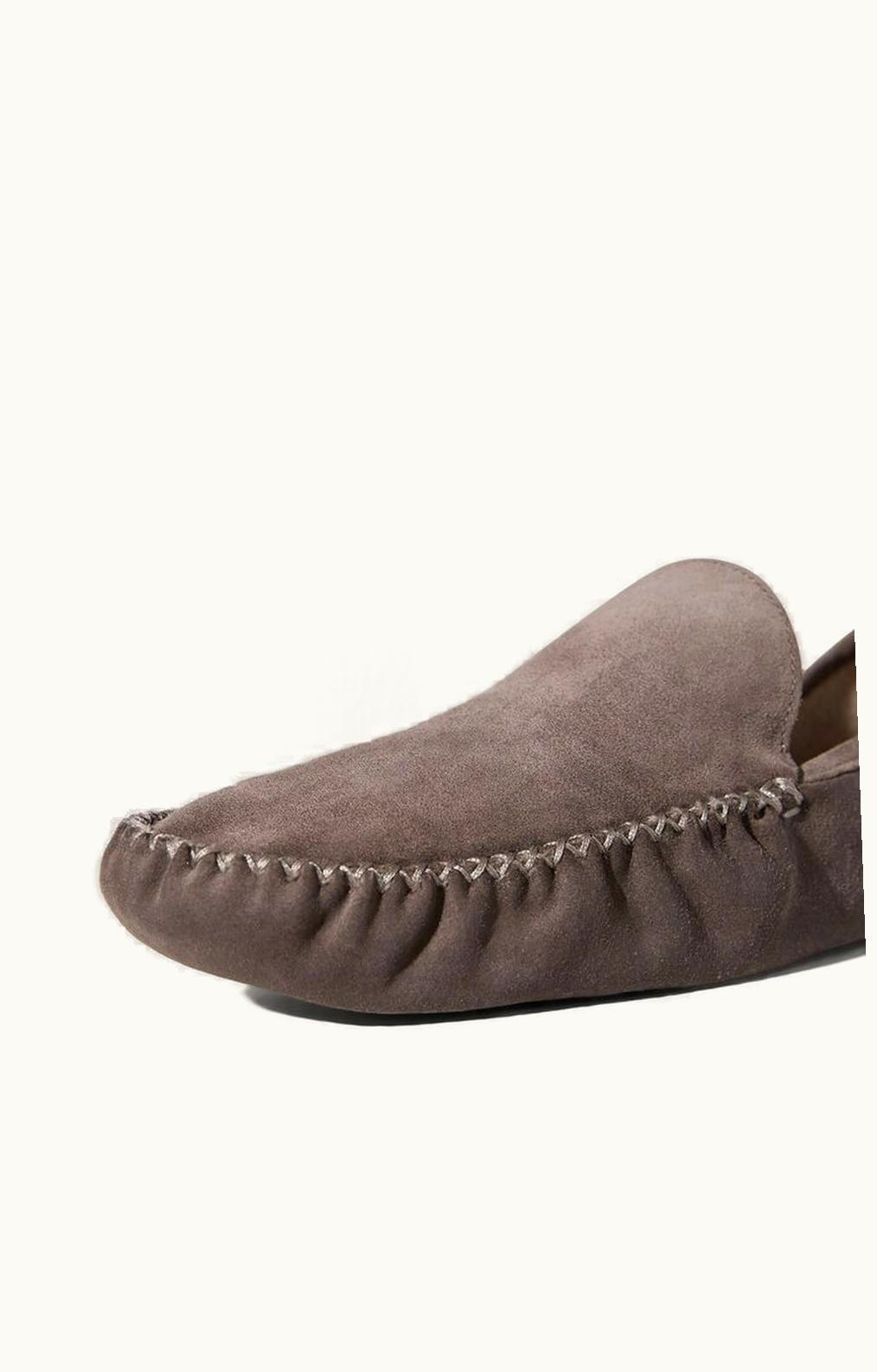 Loro Piana Loro Piana Maurice Slippers Warm Taupe/Walnut Melange