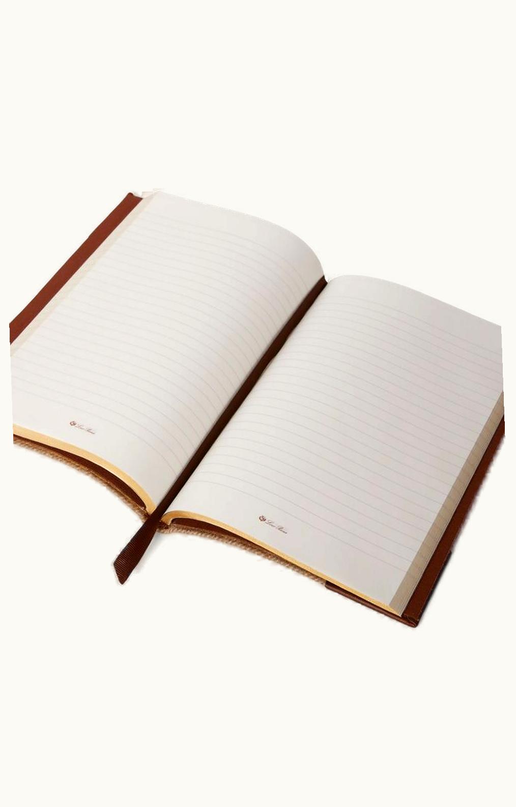 Loro Piana Loro Piana My Lp Luxe Notebook Dark Cord Mel