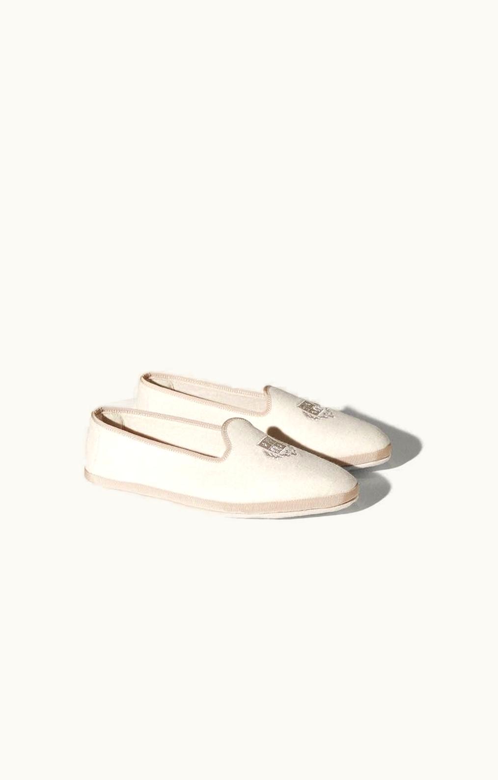 Loro Piana Loro Piana Venice Slippers Natural Melange