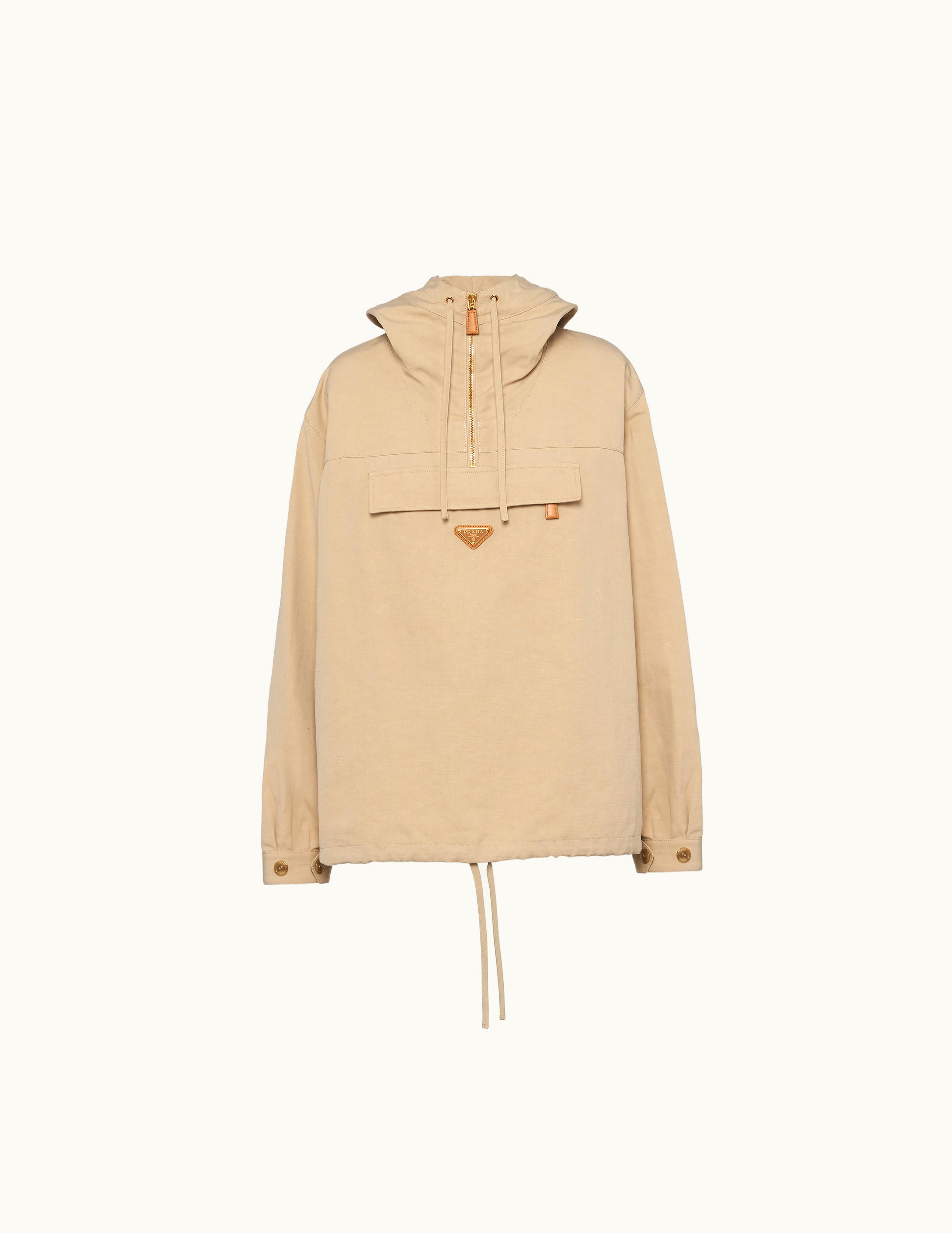 Prada Prada Cord Panama Cotton Windbreaker