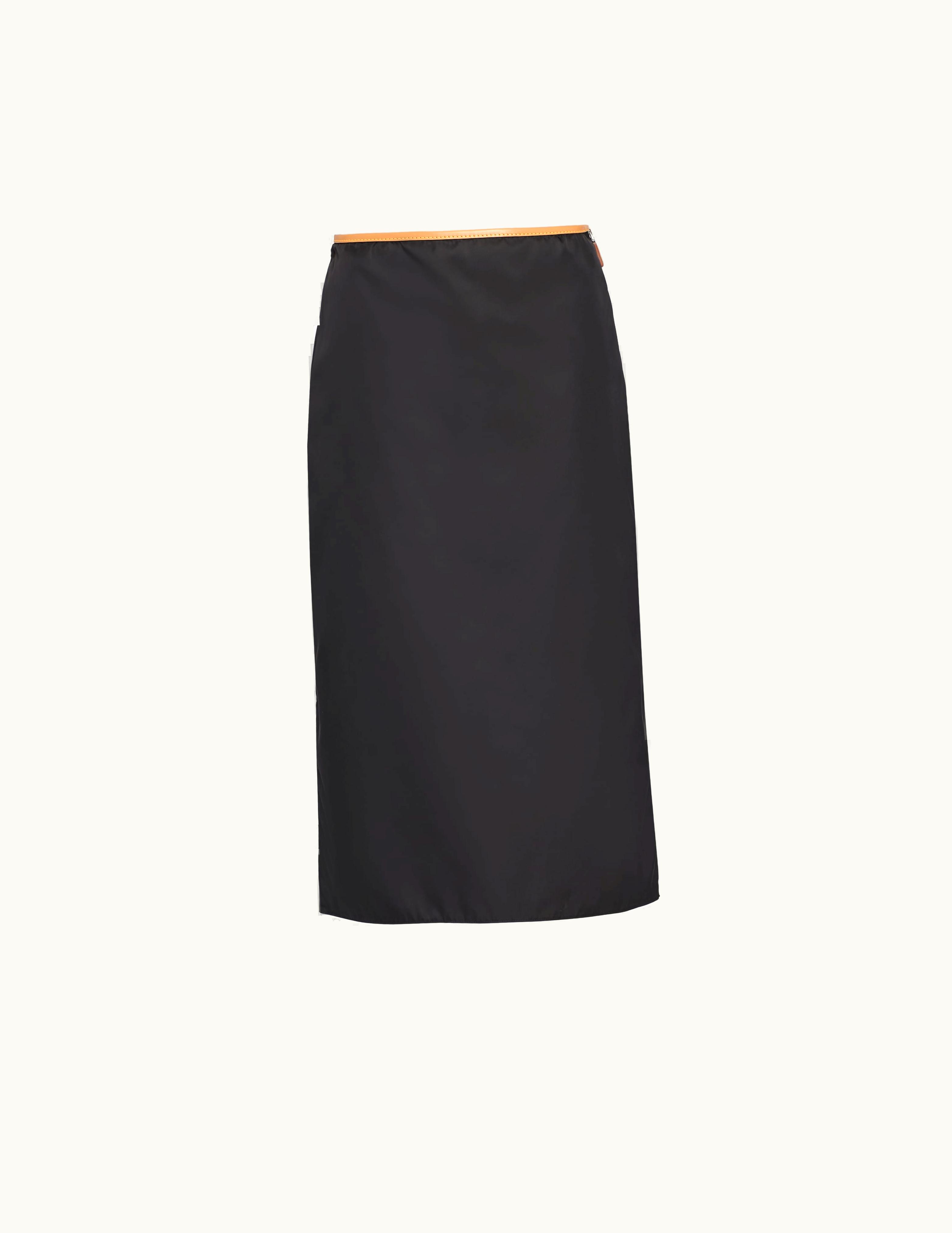 Prada Prada Black Re-nylon Skirt