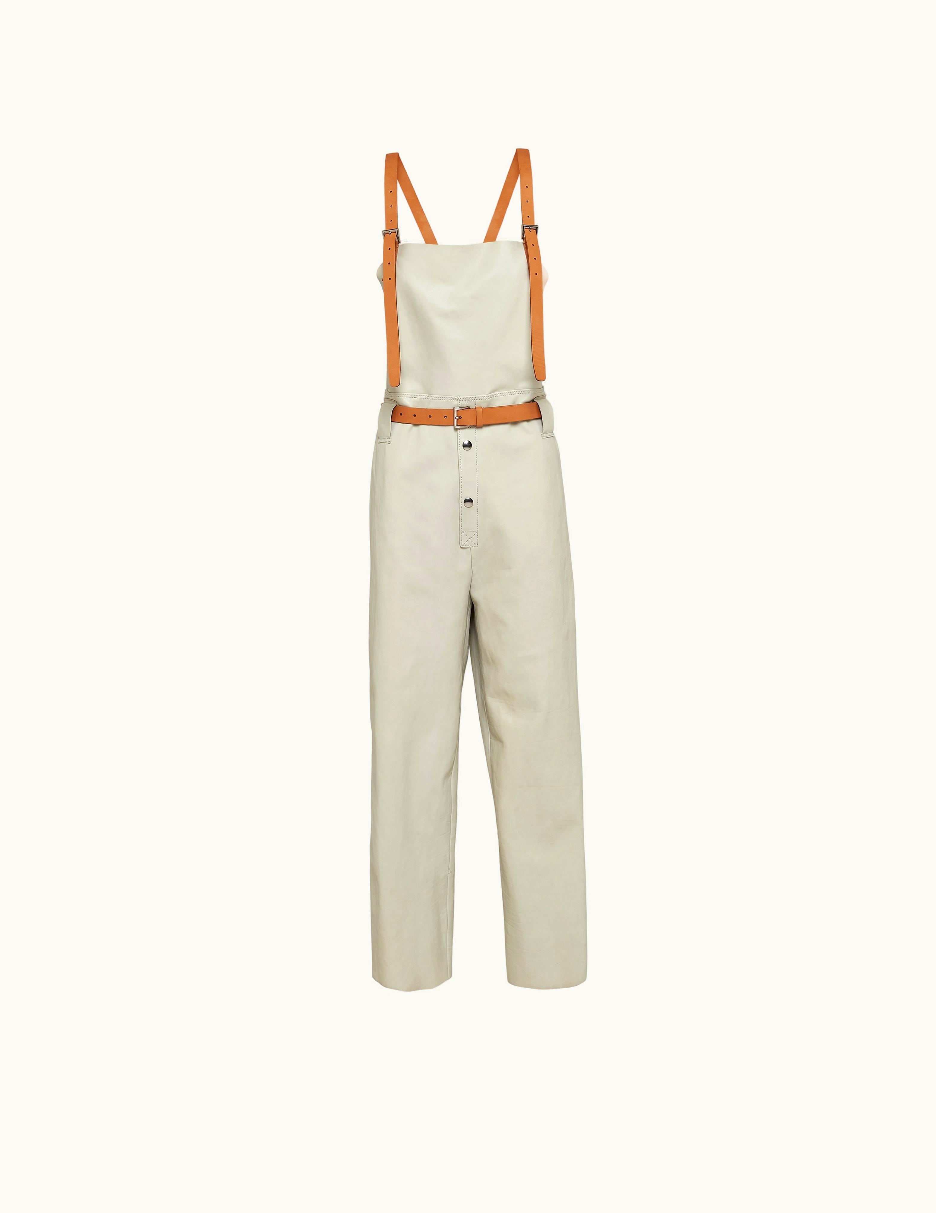 Prada Prada Ice Leather Overalls