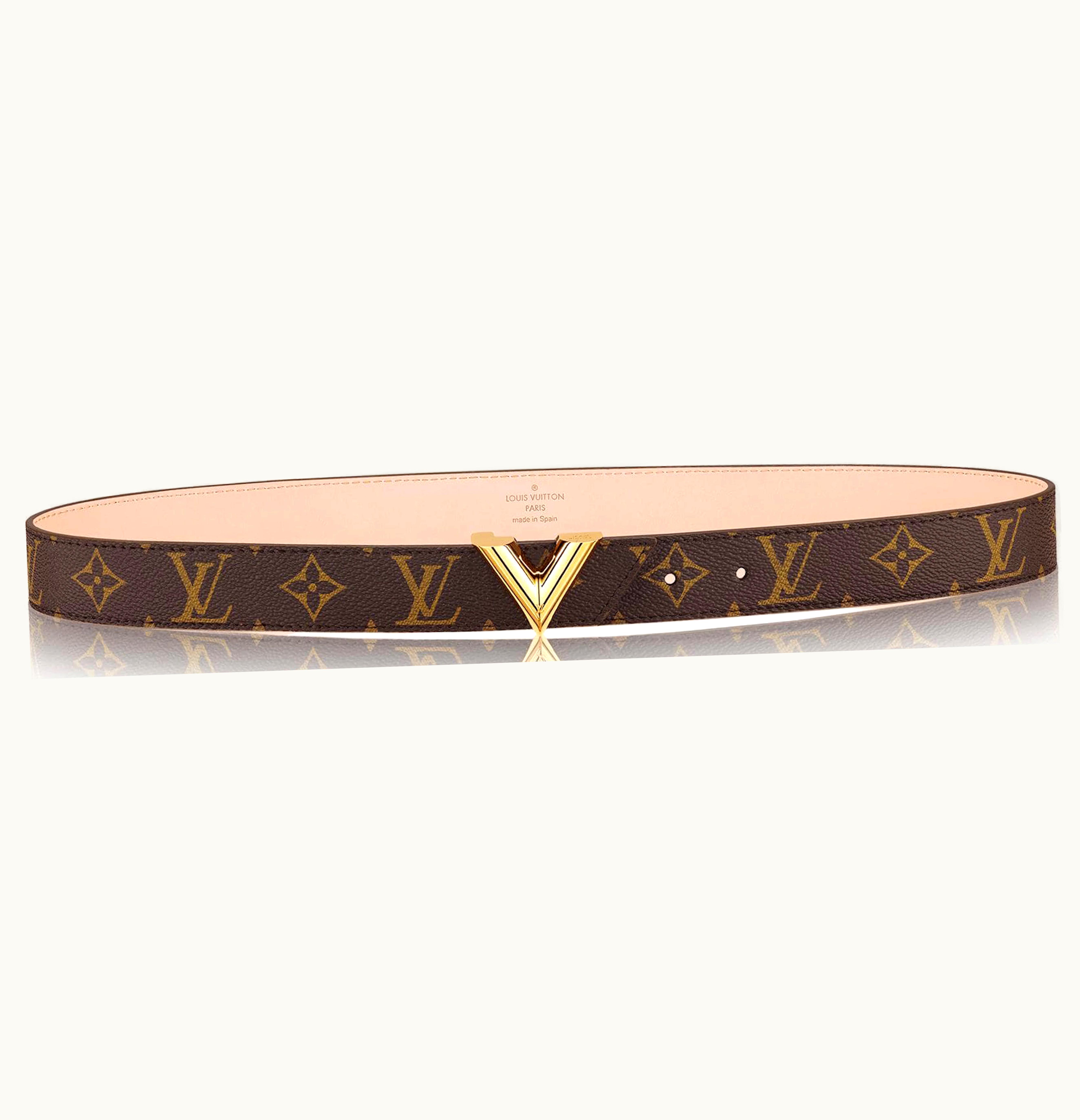 Louis Vuitton Louis Vuitton Essential V Belt Monogram 30MM Brown