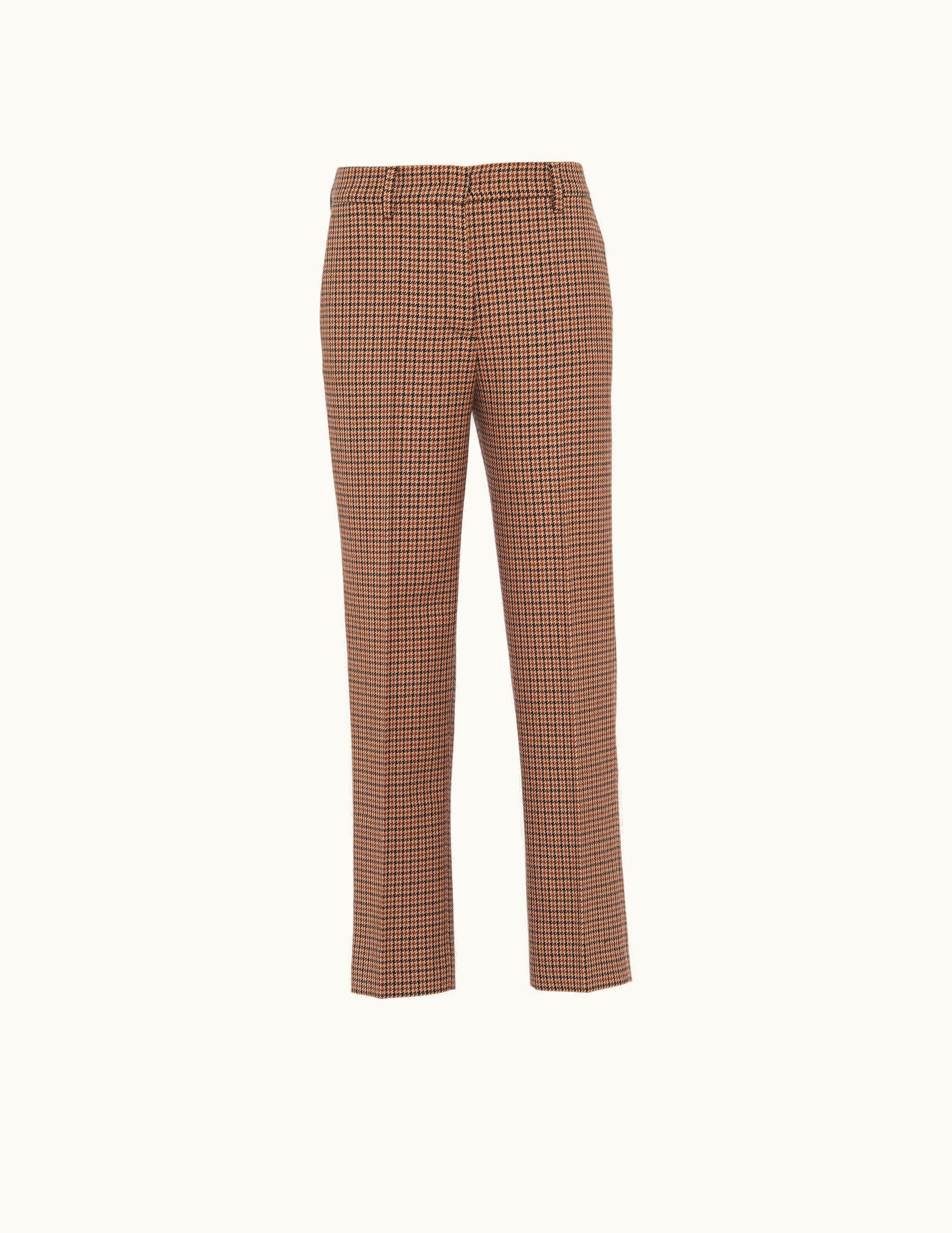 Prada Prada Tobacco Houndstooth Check Pants