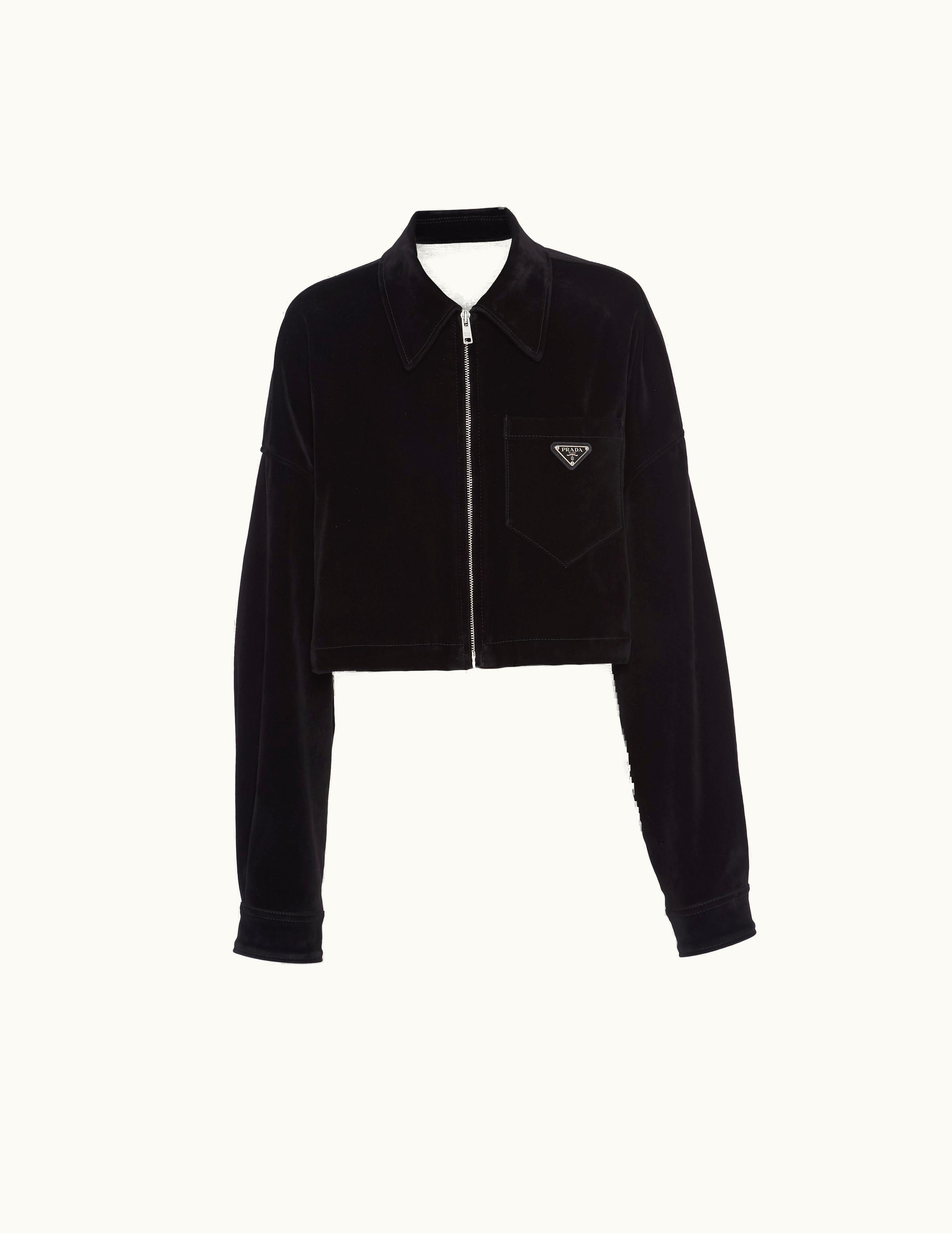 Prada Prada Black Denim Blouson Jacket