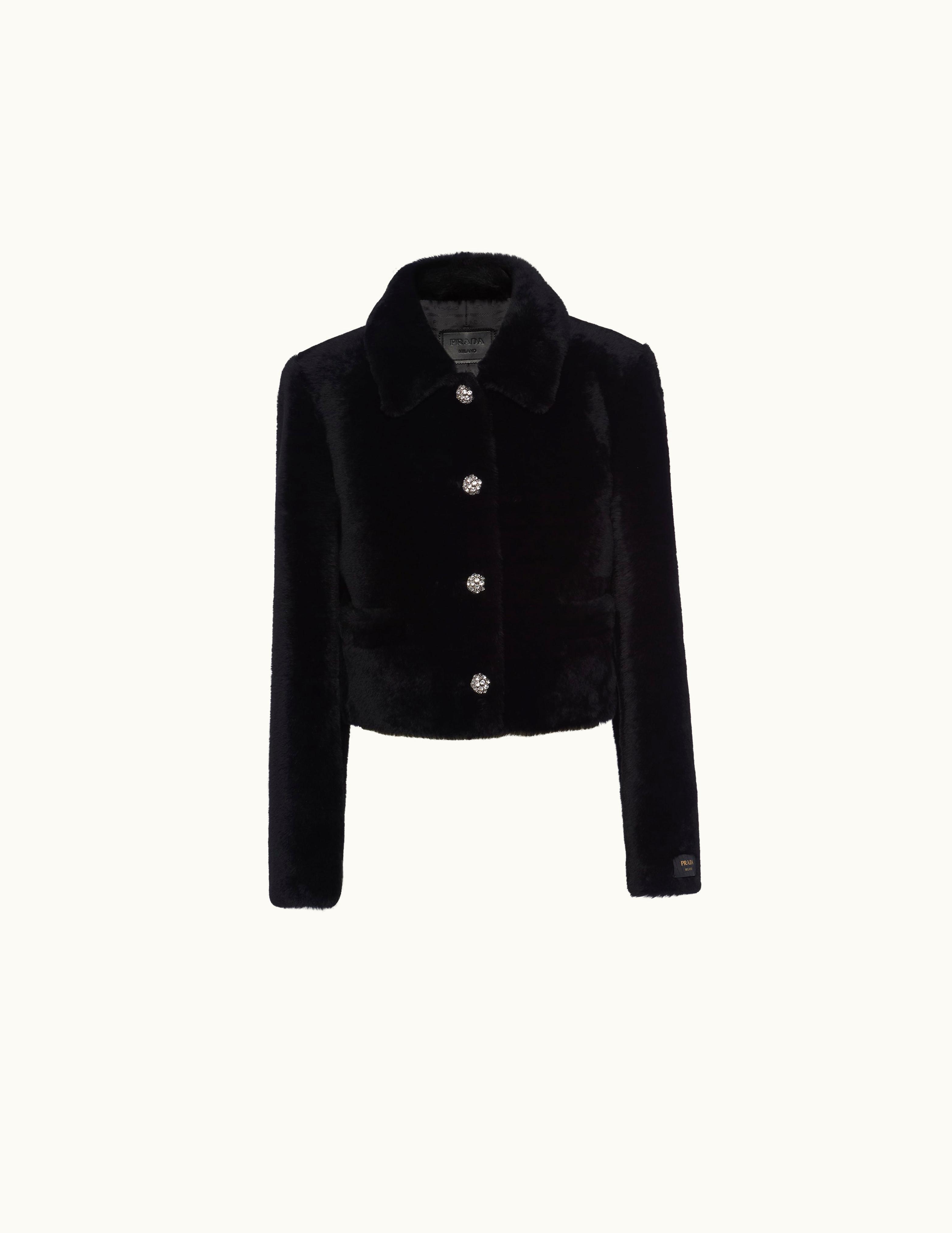 Prada Prada Black Shearling Jacket