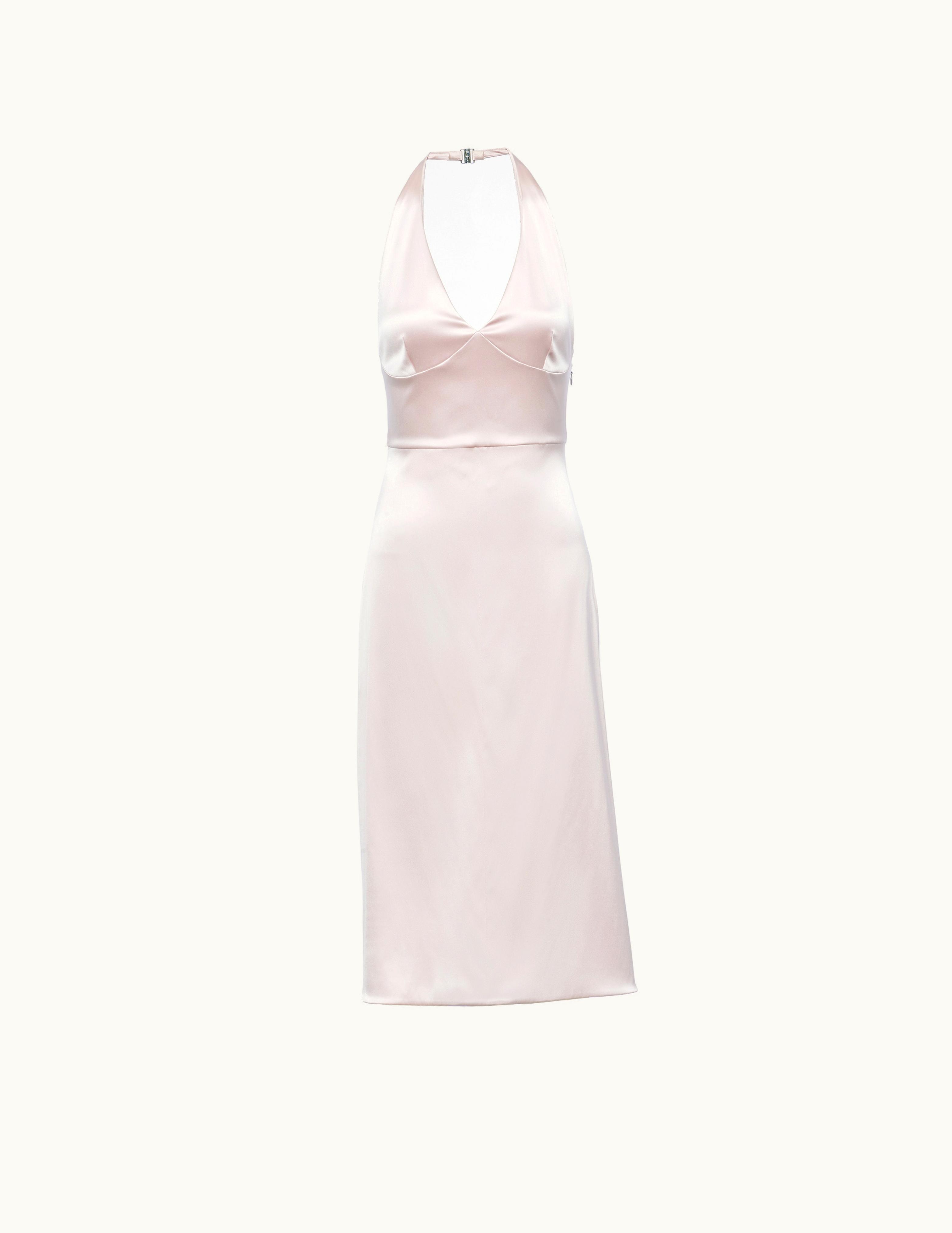 Prada Prada Opal Re-edition 1995 Satin Halter Dress