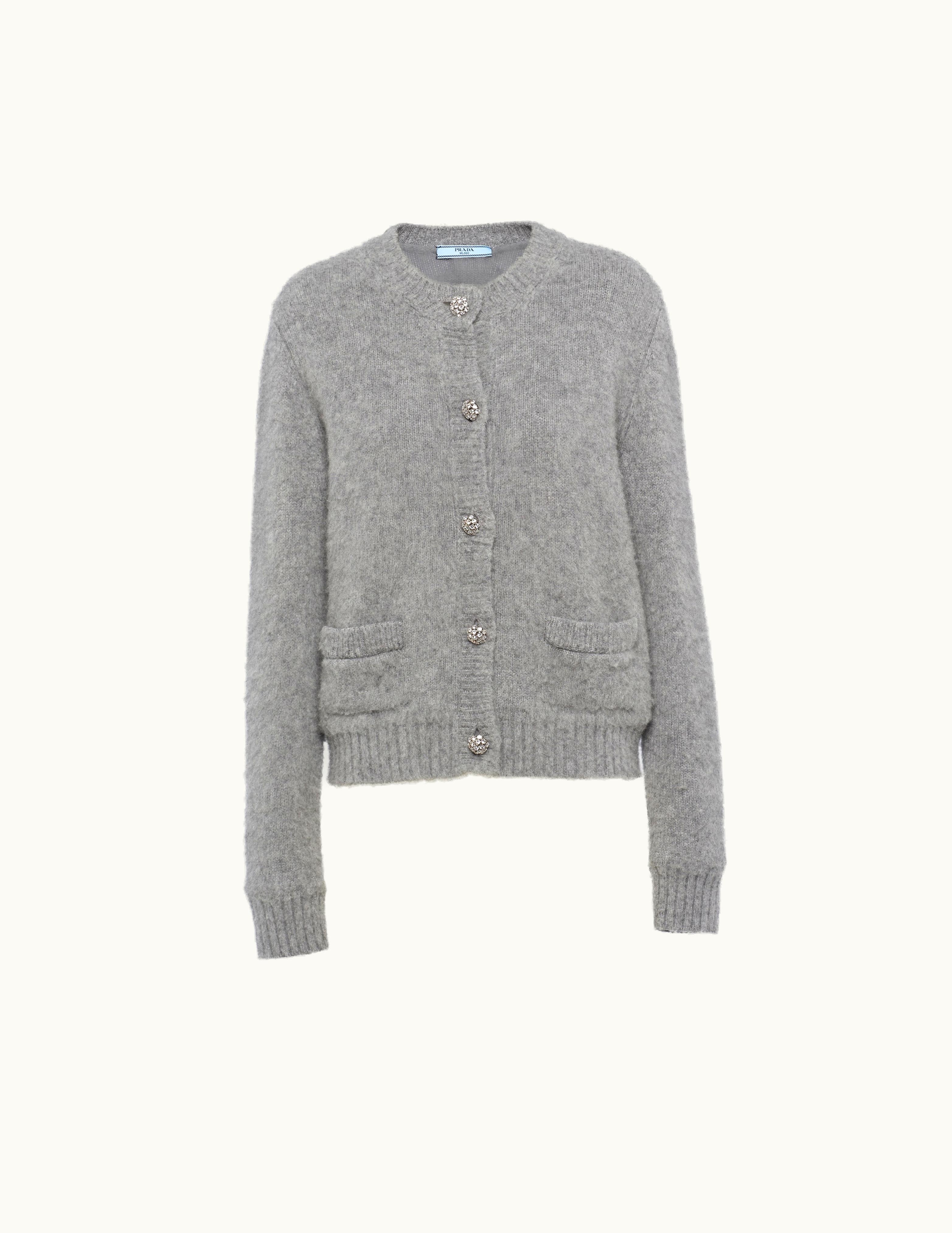 Prada Prada Grey Cashmere Cardigan