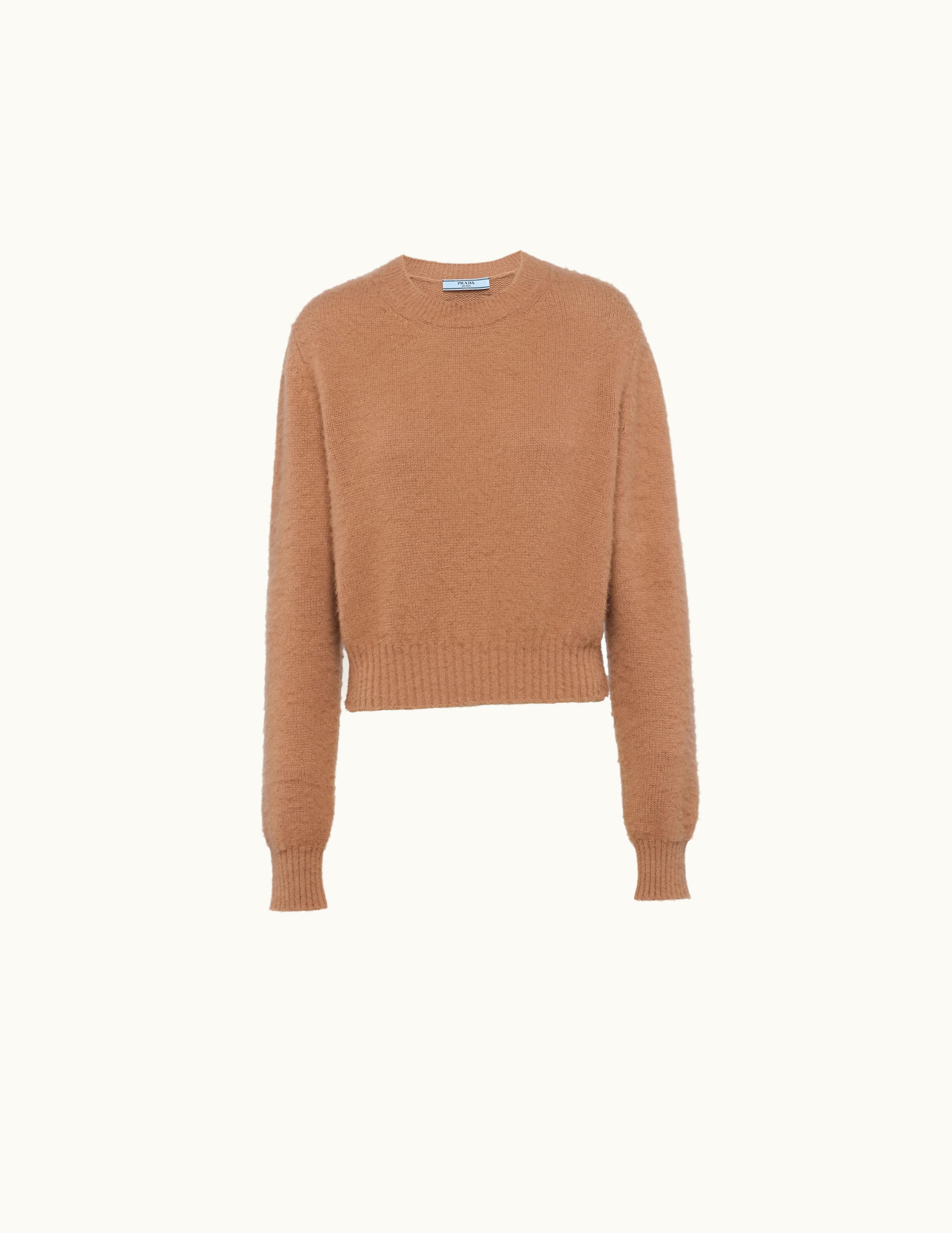 Prada Prada Classic Cashmere Crew-neck Sweater Boxwood Green