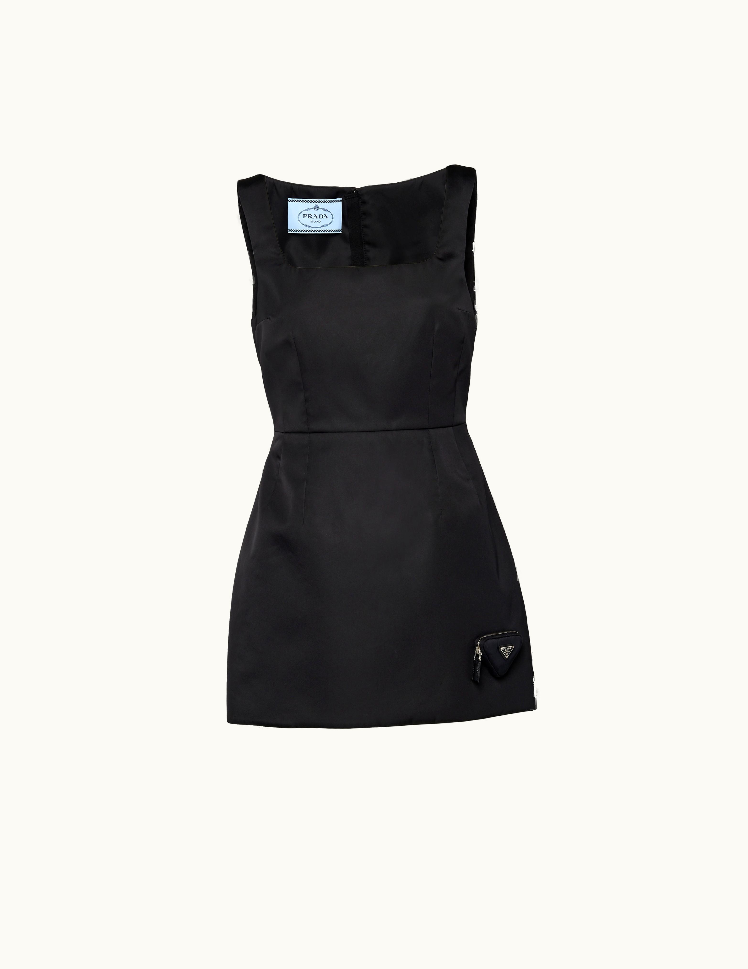 Prada Prada Re-nylon Triangle Mini-dress