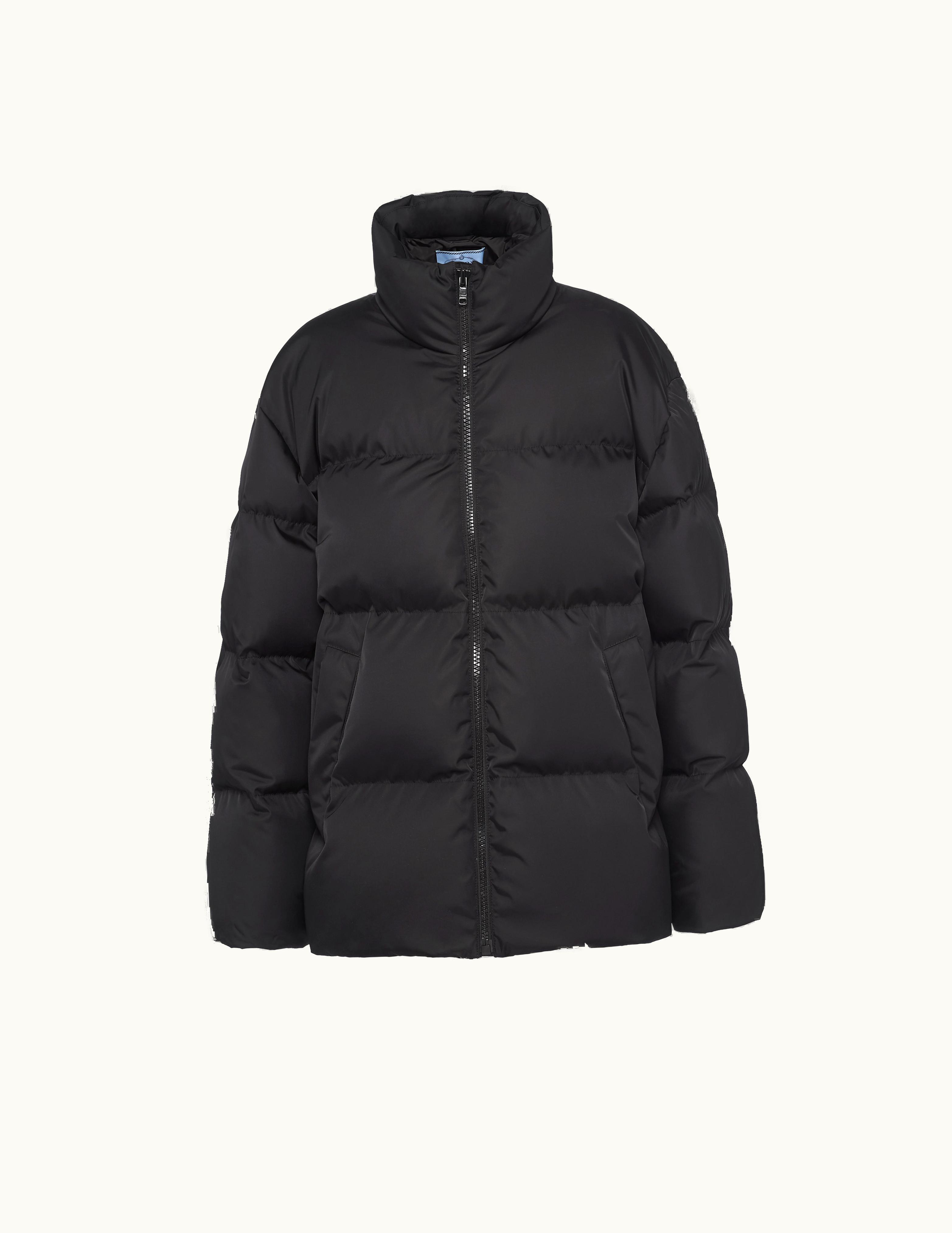 Prada Prada Black Oversized Re-nylon Down Jacket