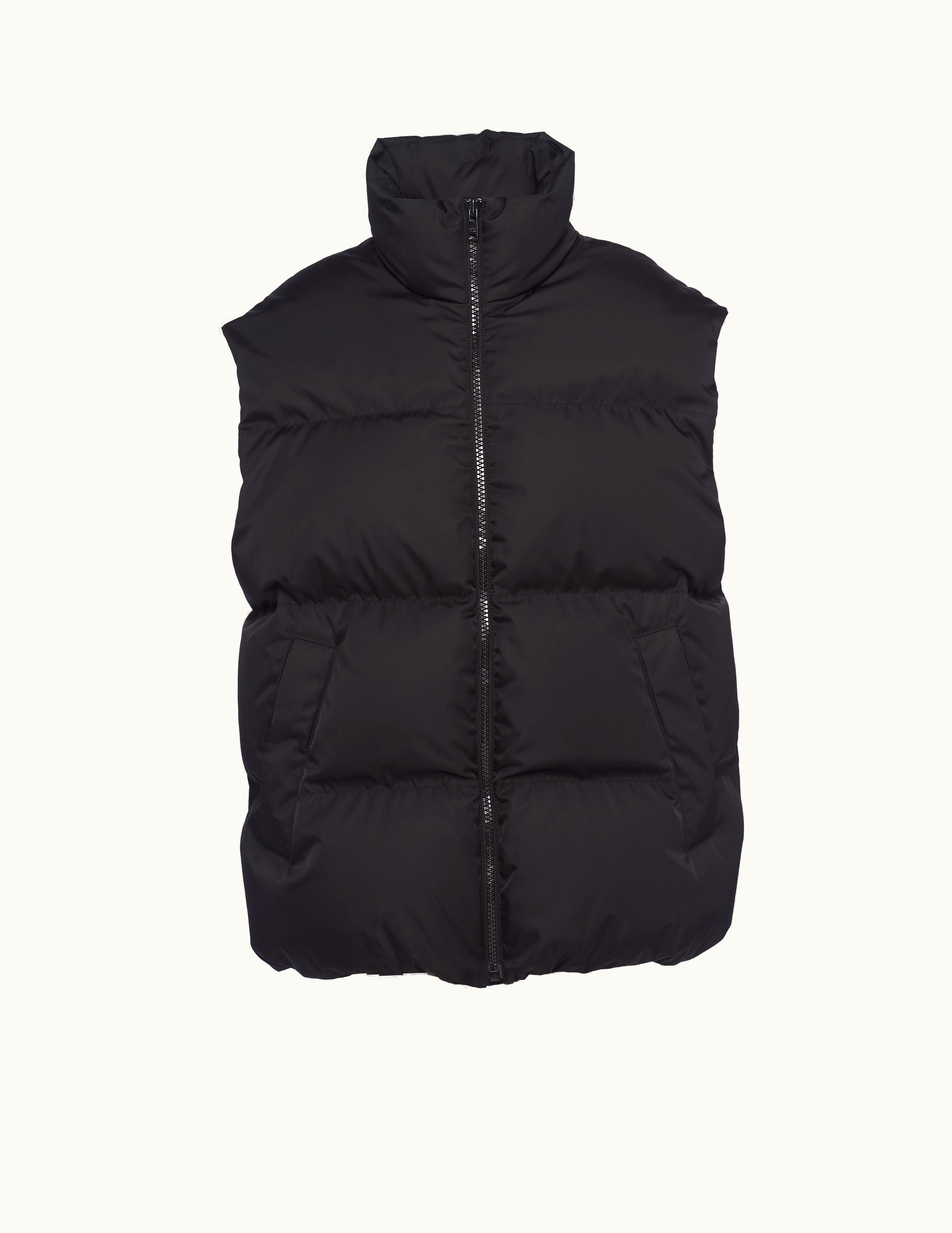 Prada Prada Black Oversized Re-nylon Down Vest