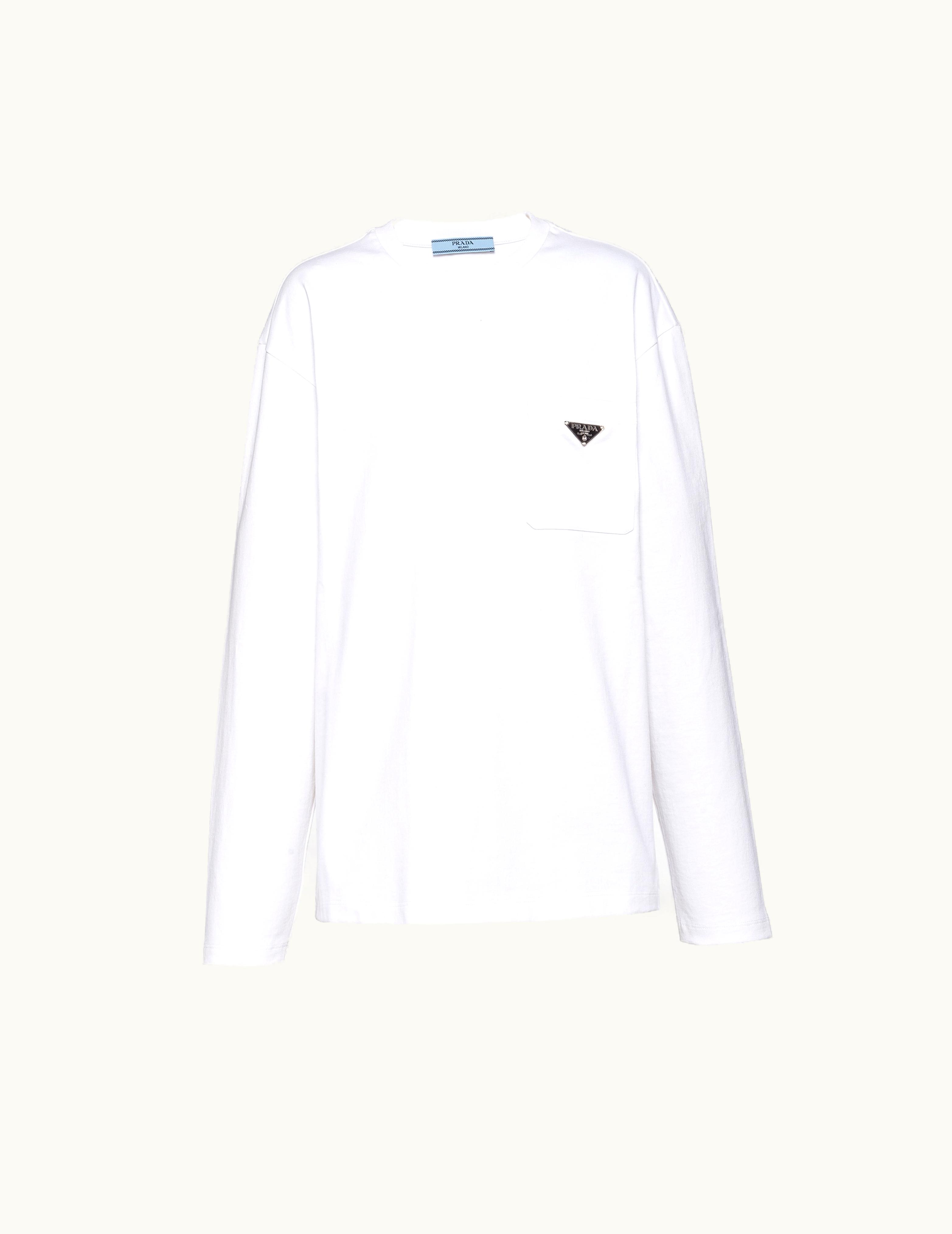 Prada Prada White Jersey T-shirt 34642_10UP_F0009_S_231