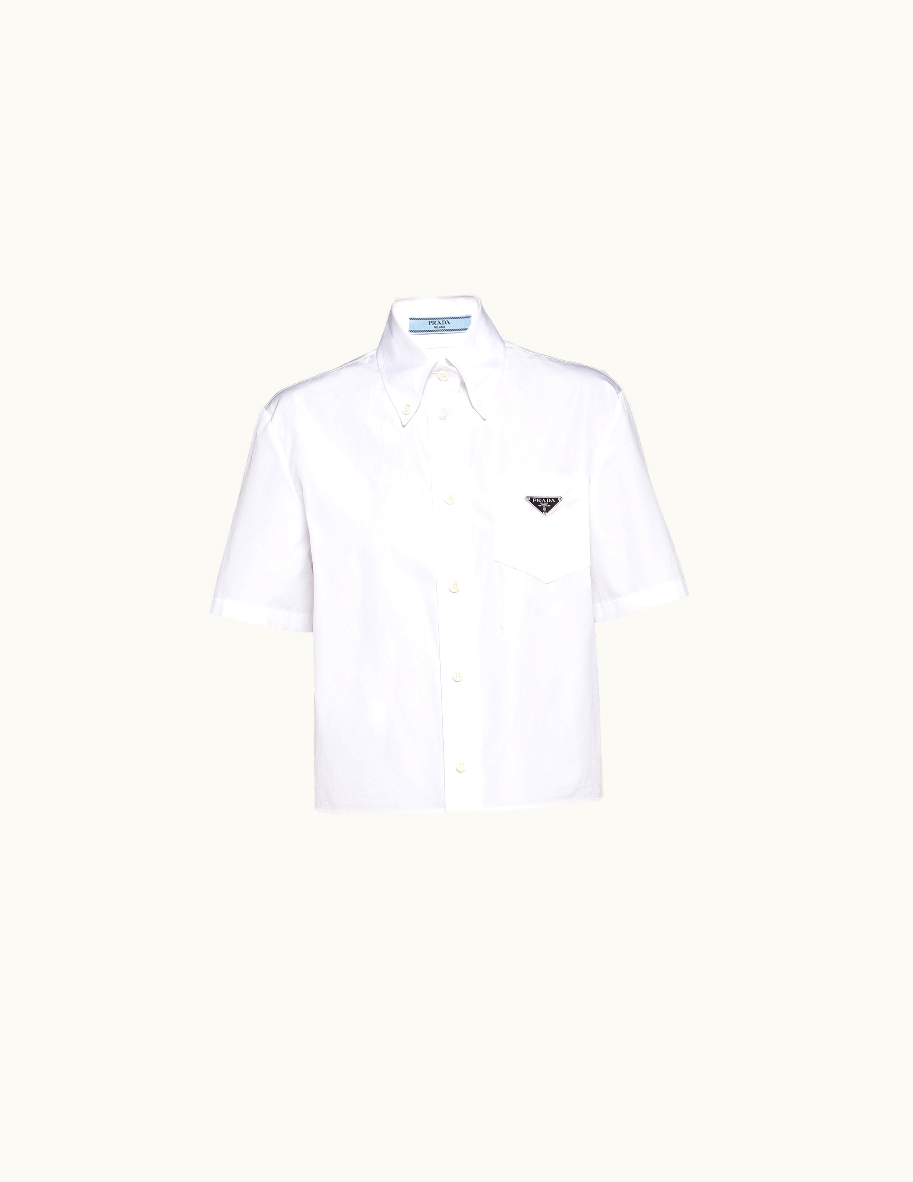 Prada Prada White Poplin Shirt P419G_1XV2_F0009_S_222