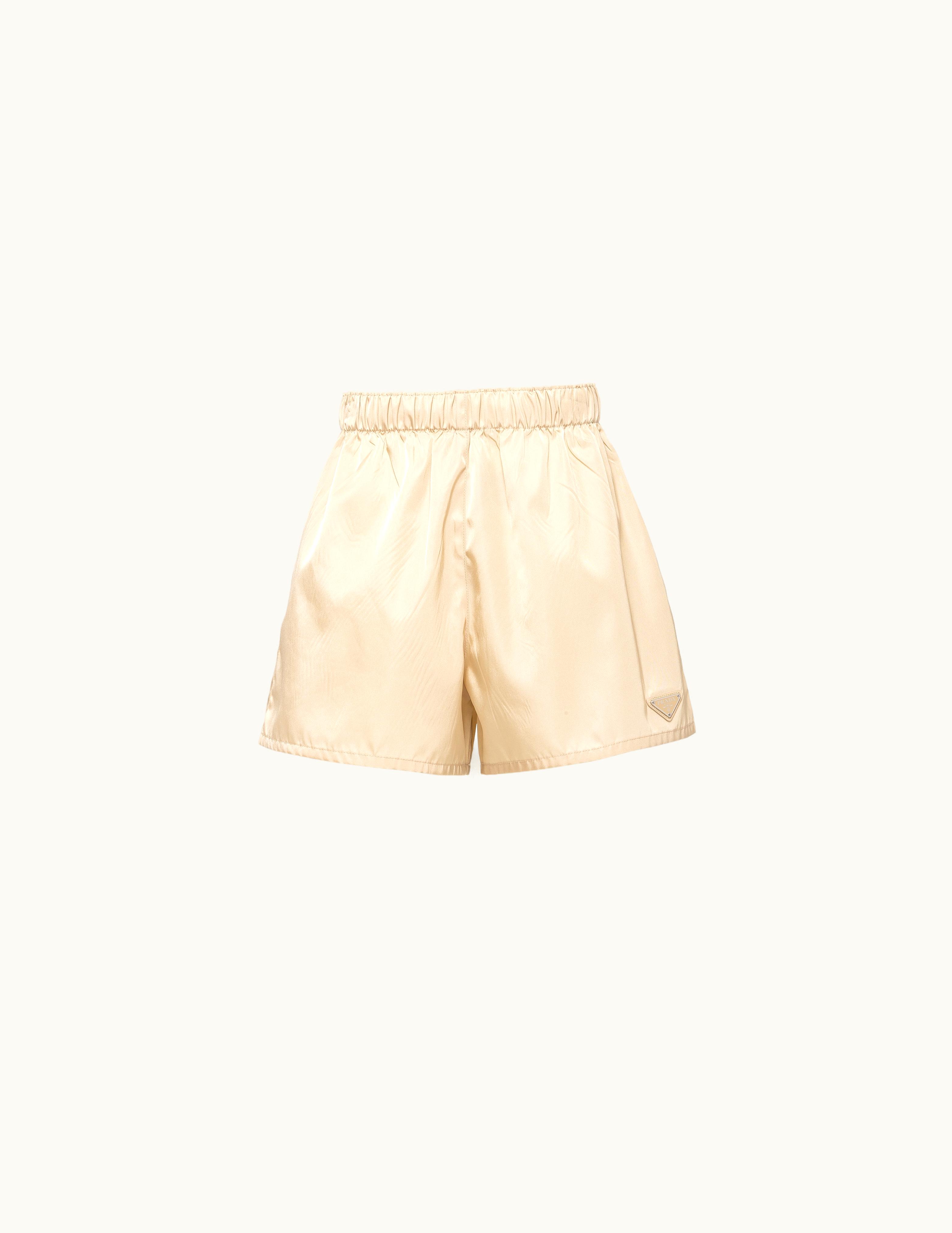 Prada Prada Desert Beige Re-nylon Shorts