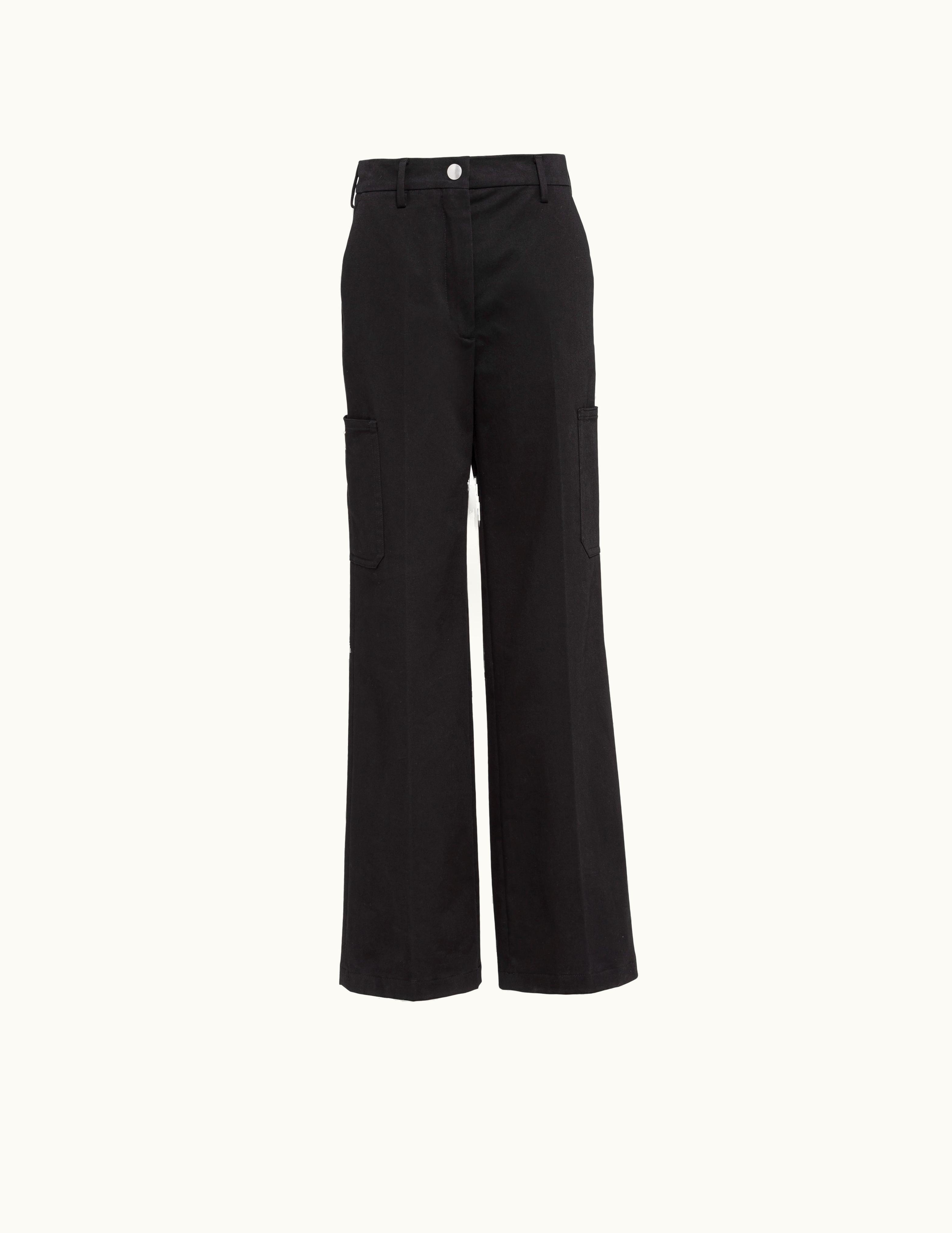 Prada Prada Black Stretch Gabardine Pants