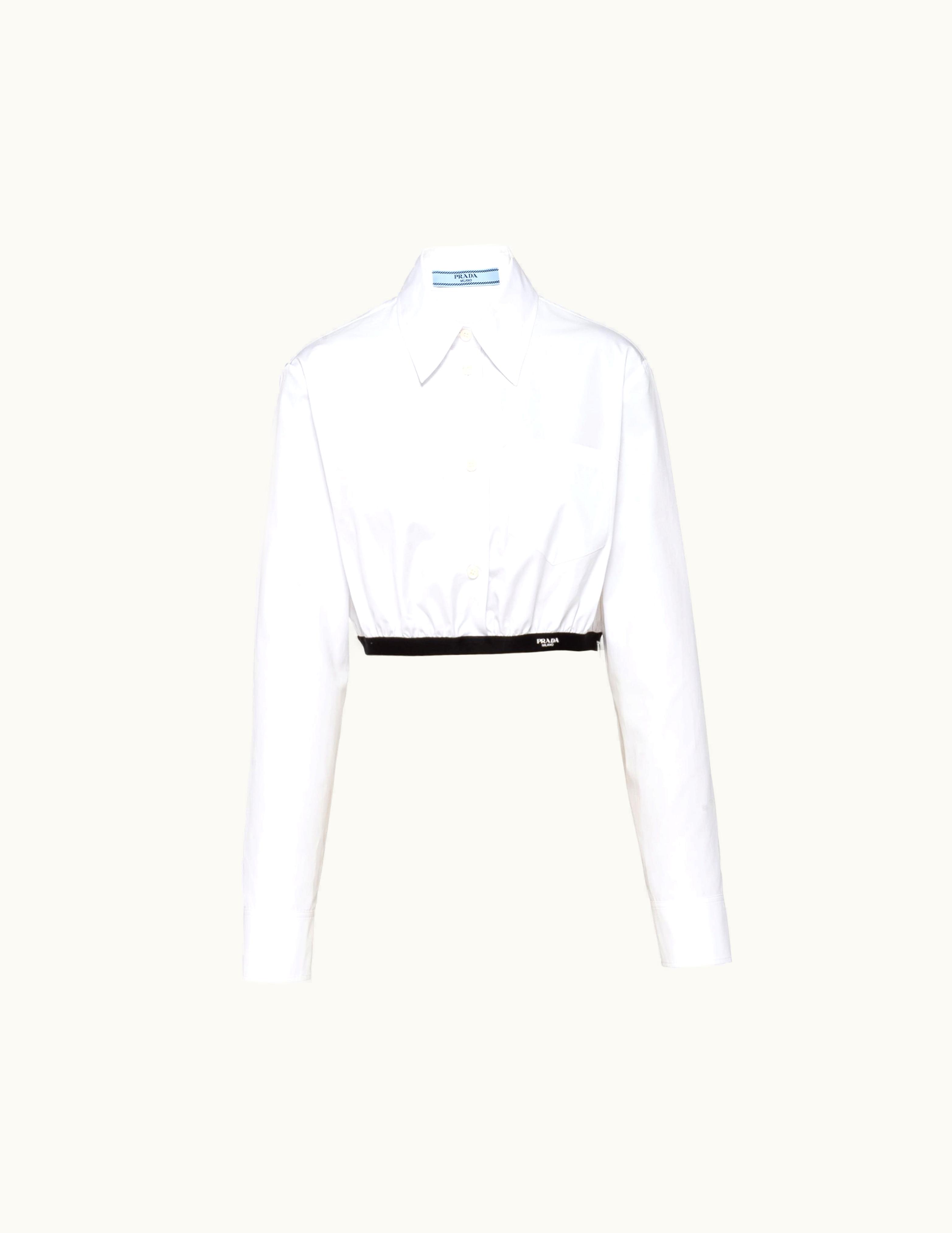 Prada Prada White Poplin Shirt P437G_1XV2_F0009_S_231