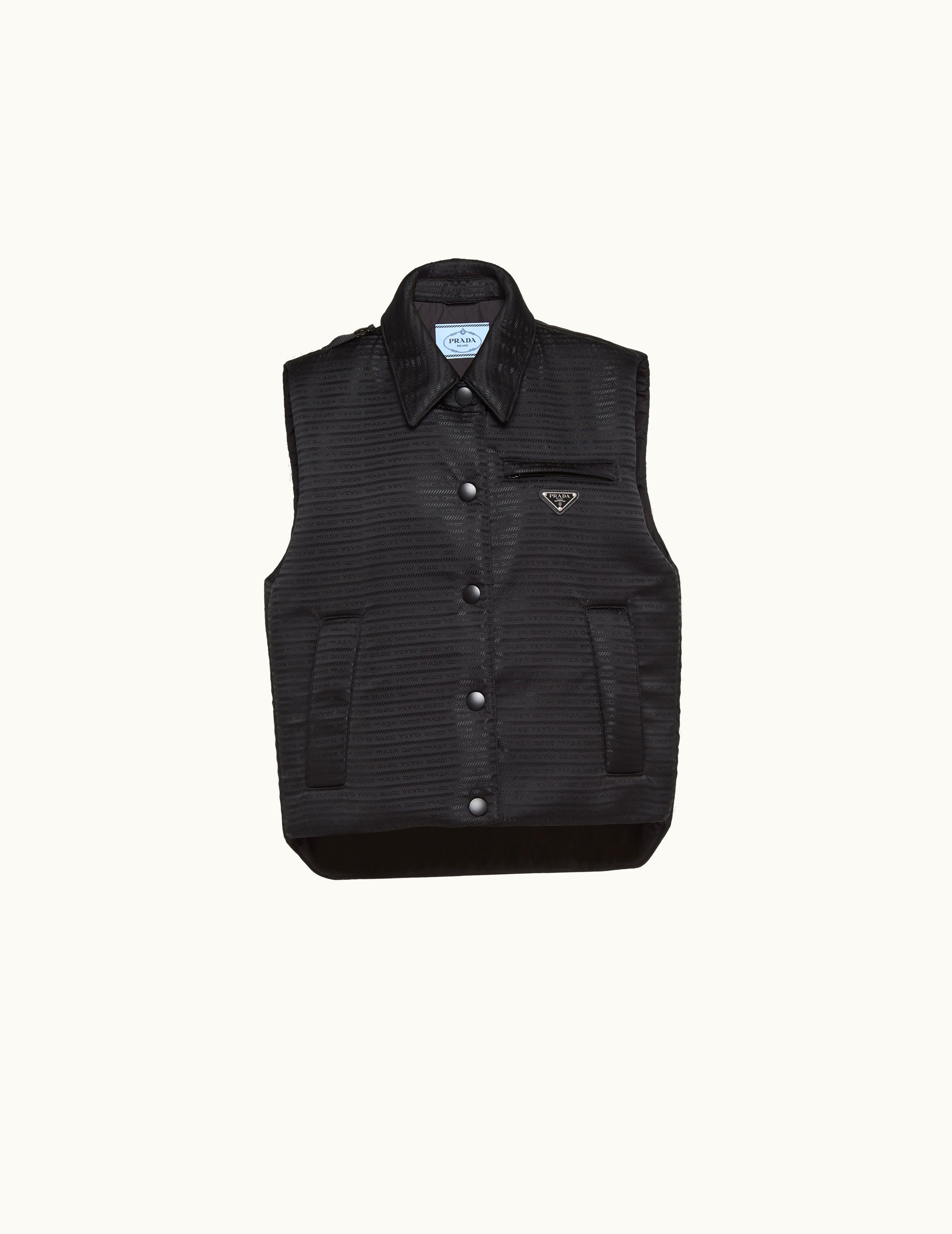 Prada Prada Padded Eco-nylon Vest Black