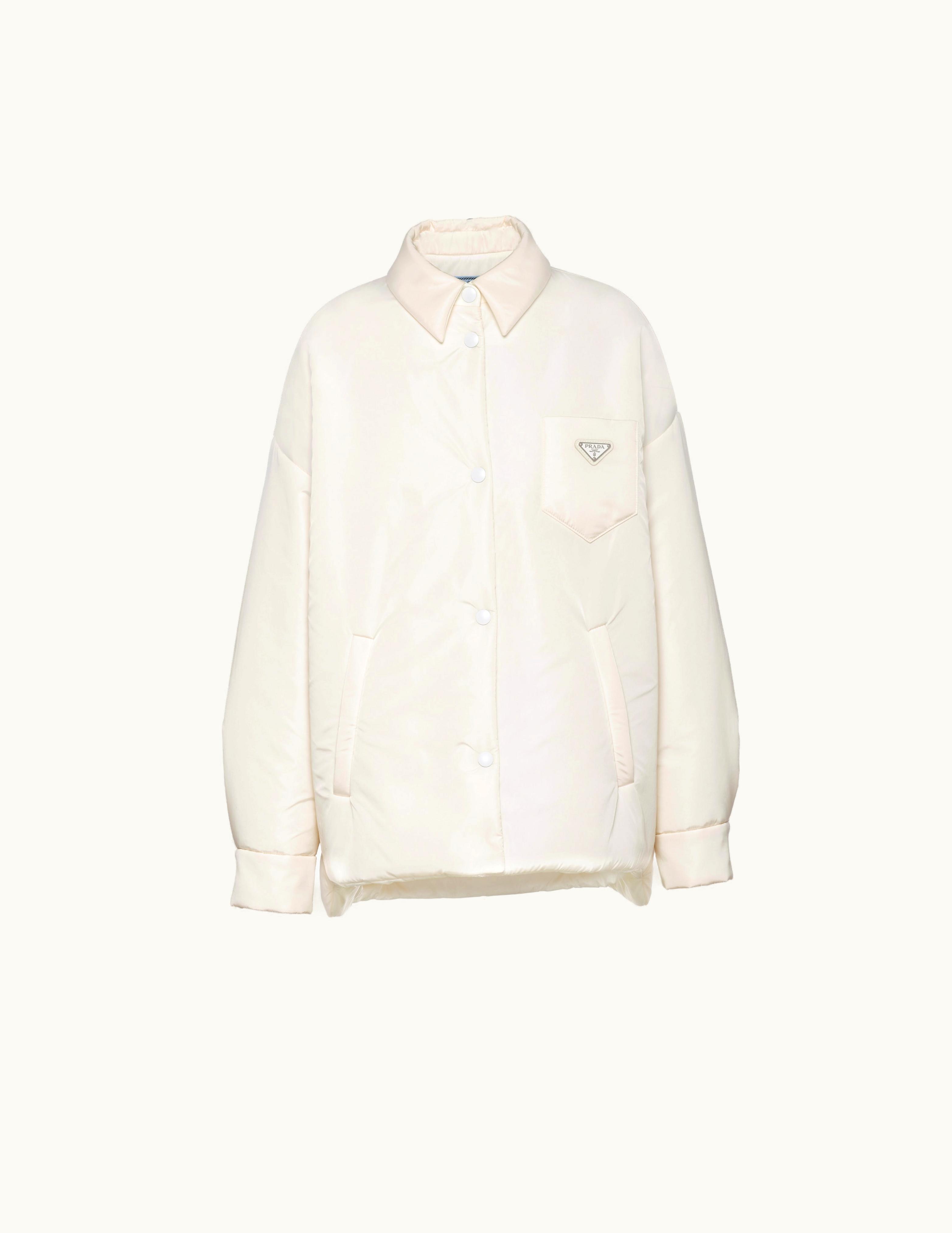 Prada Prada White Light Re-nylon Padded Jacket