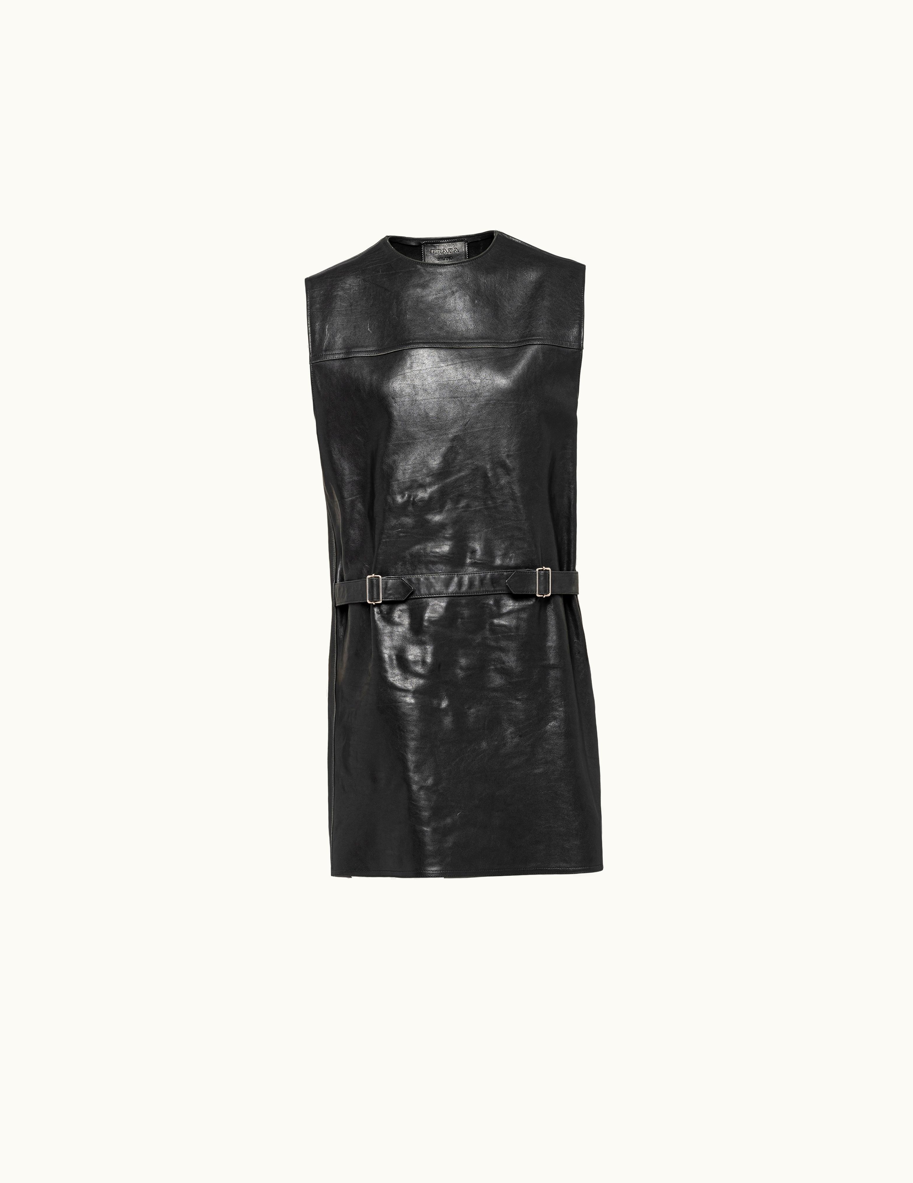 Prada Prada Black Leather Dress