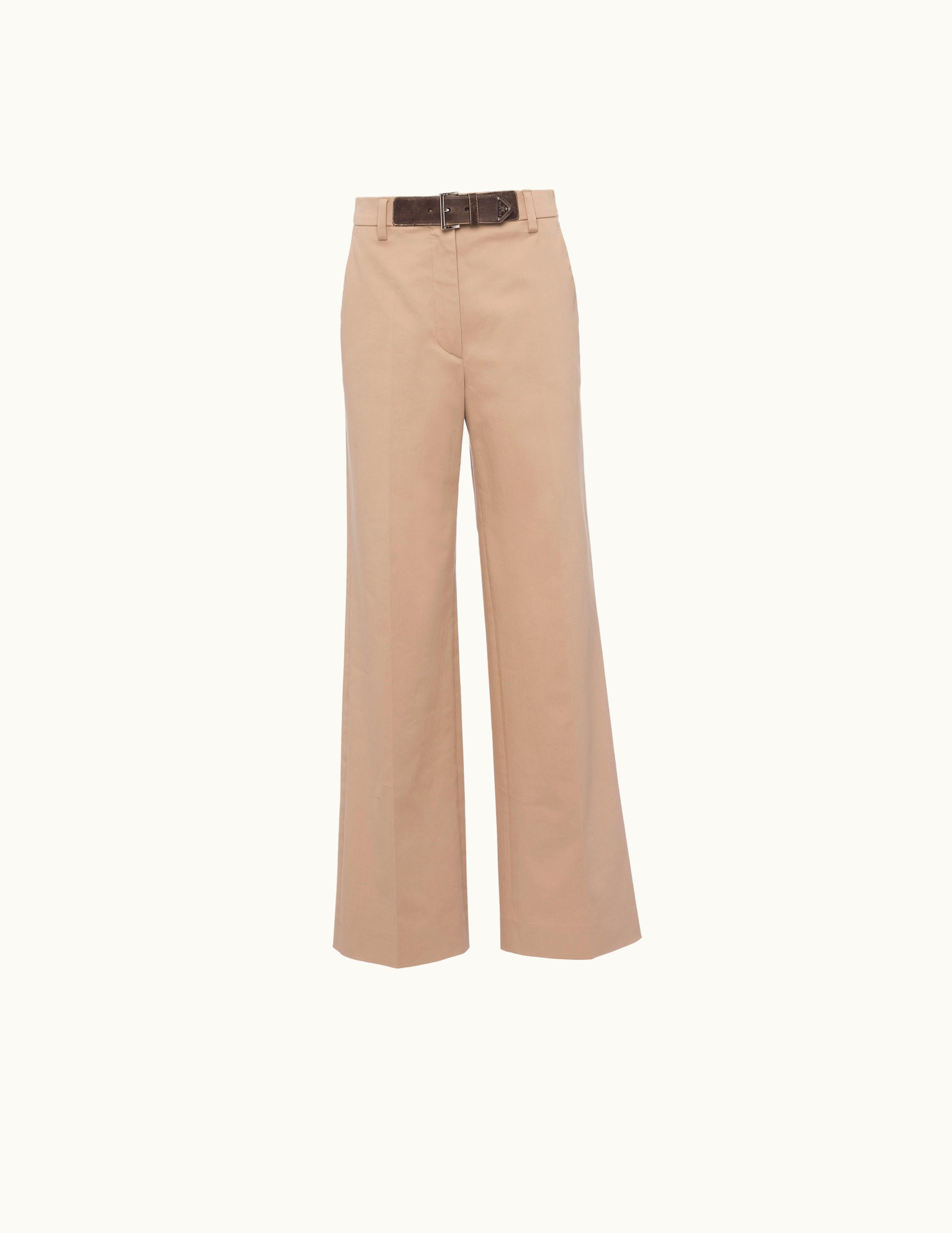Prada Prada Khaki Gabardine Pants