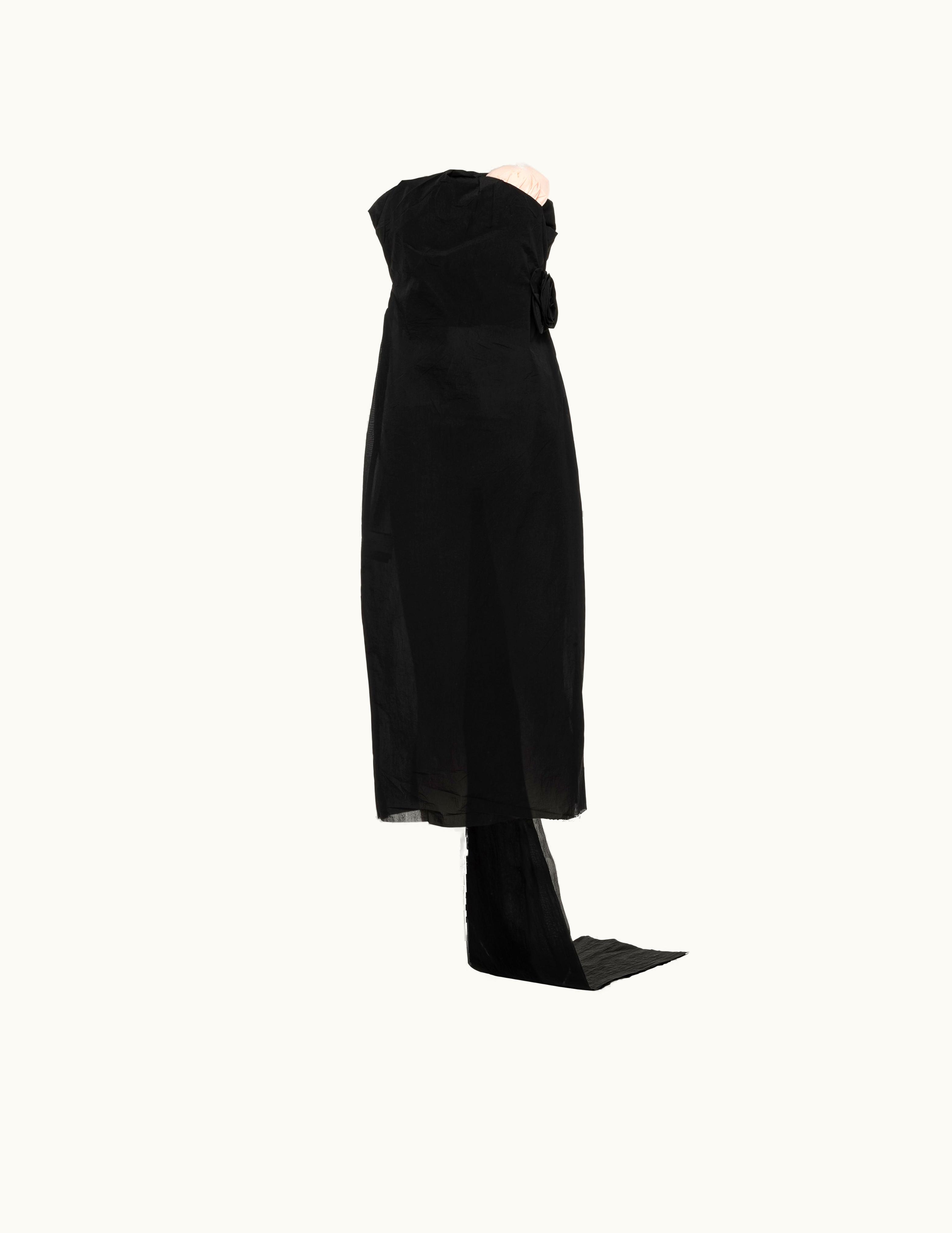 Prada Prada Black Re-nylon Crepe Dress