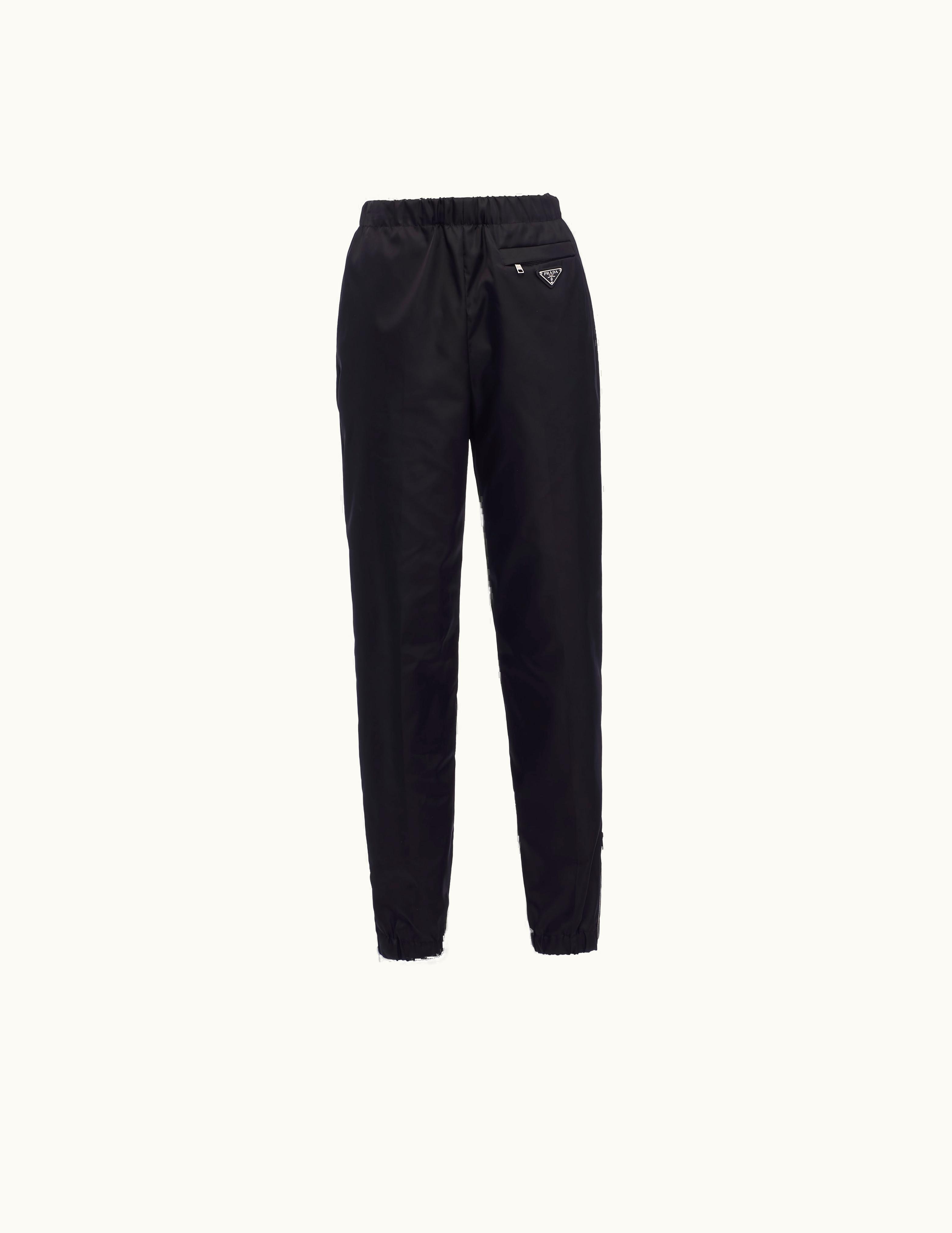 Prada Prada Black Re-nylon Gabardine Pants