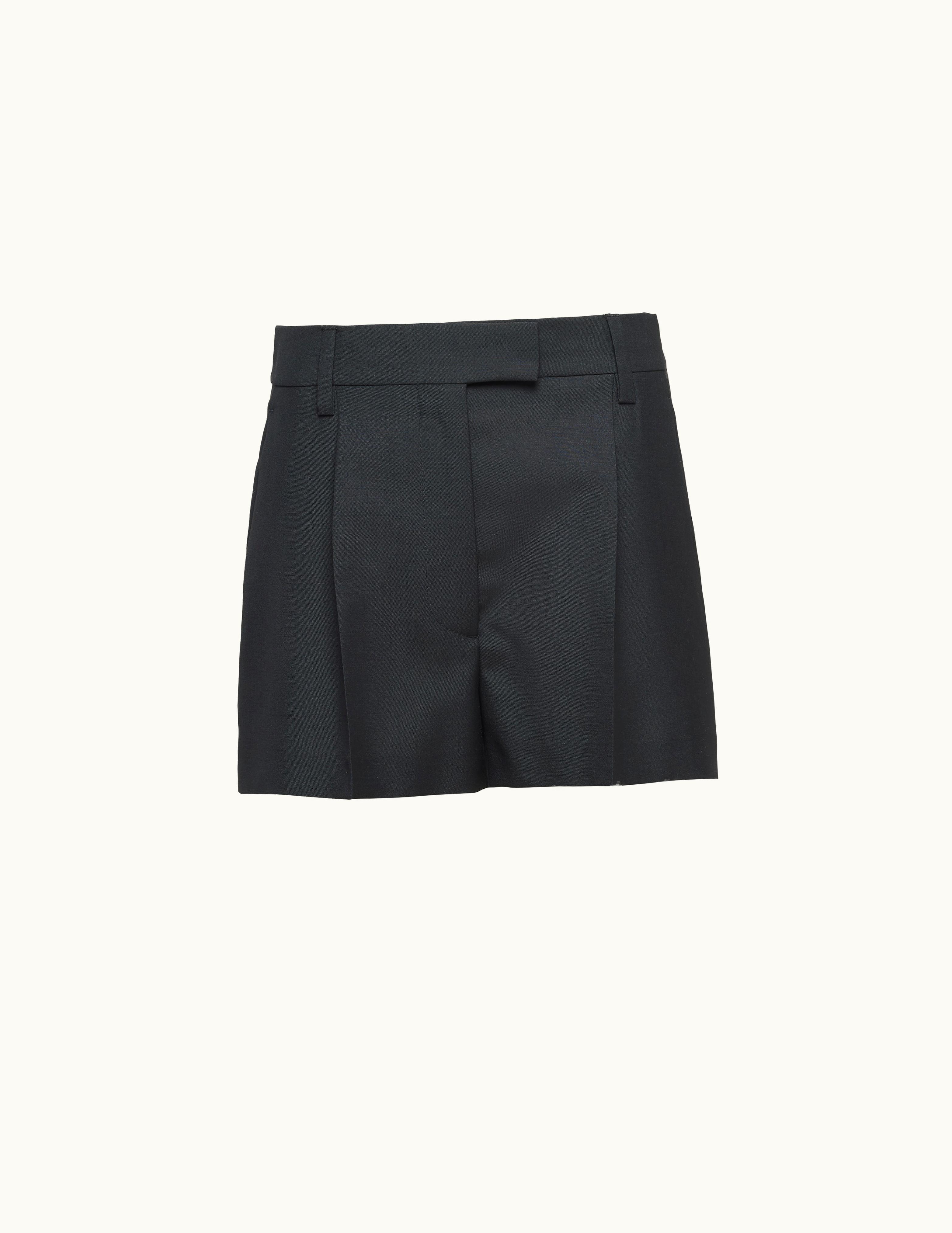 Prada Prada Black Light Mohair Shorts