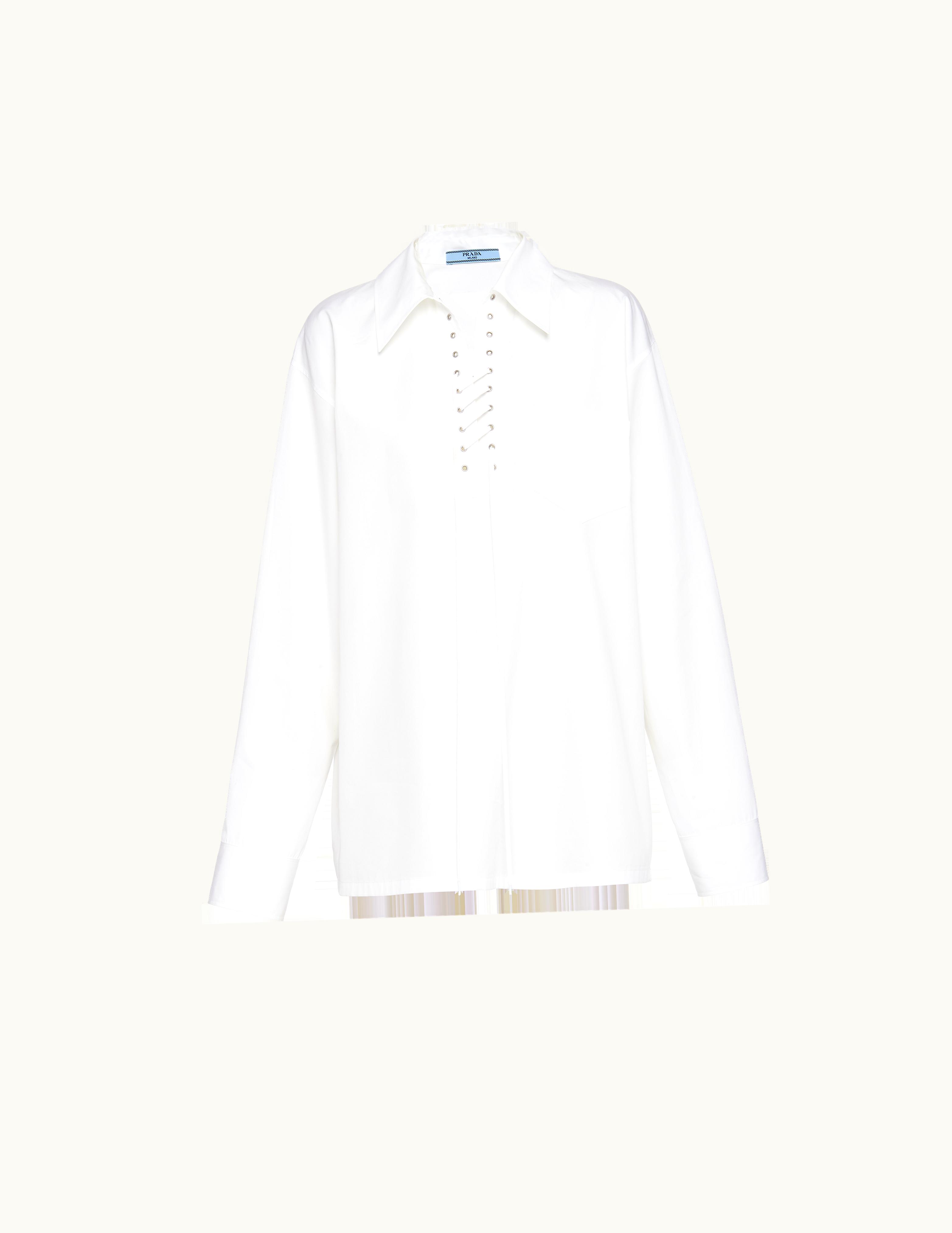Prada Prada White Poplin Shirt P983I_1XV2_F0009_S_221