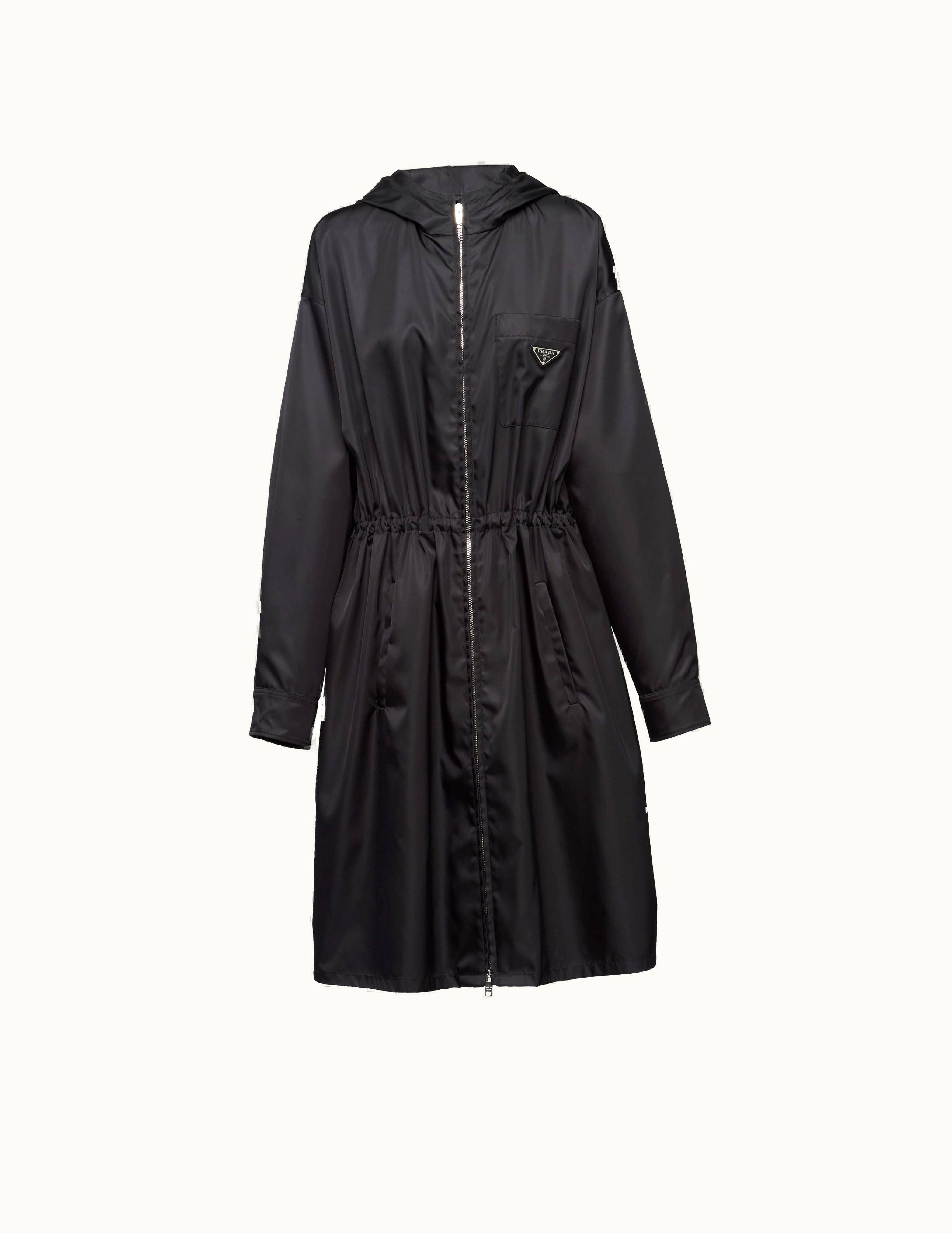 Prada Prada Re-nylon Raincoat Regular Fit Black