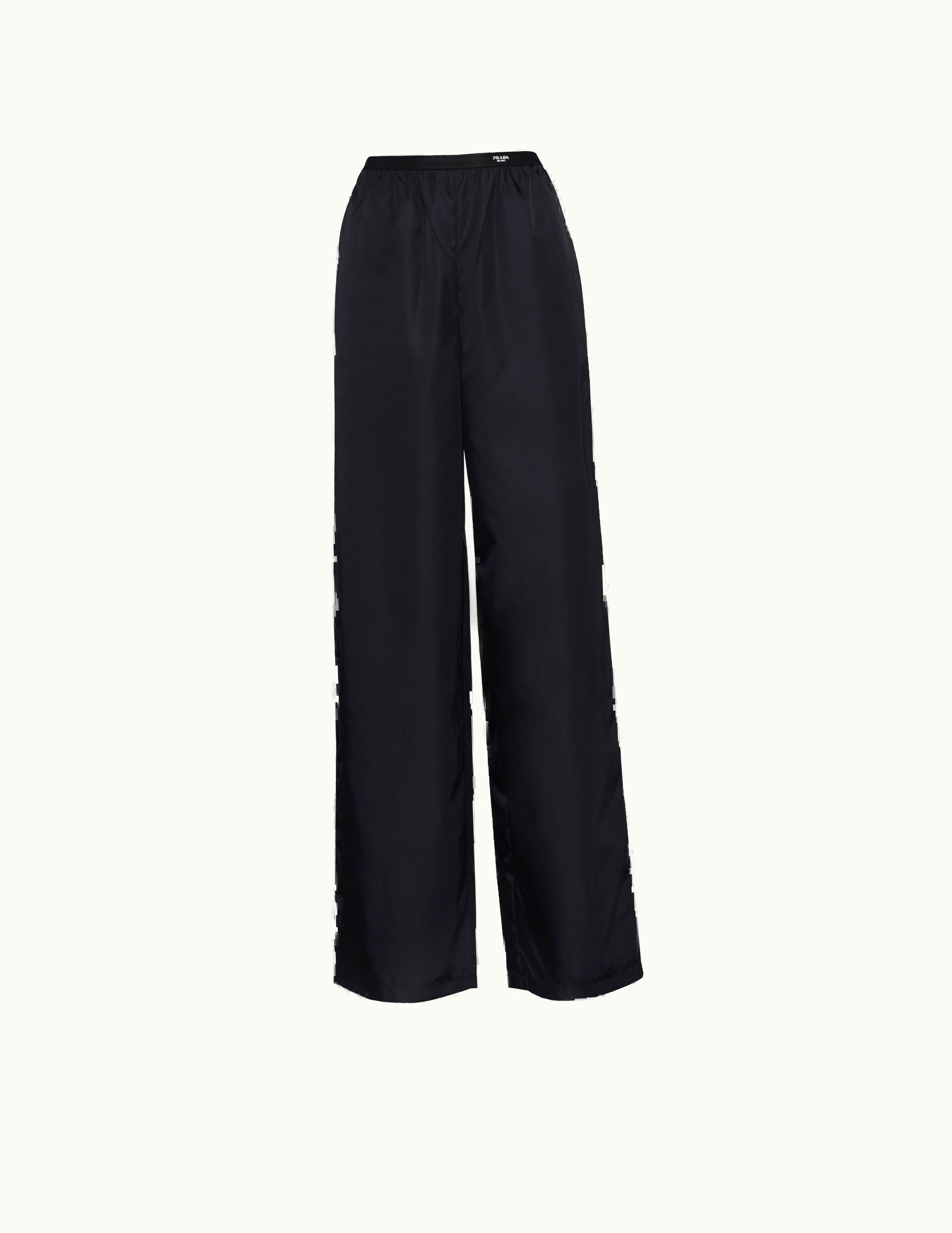 Prada Prada Black Re-nylon Relaxed Pants