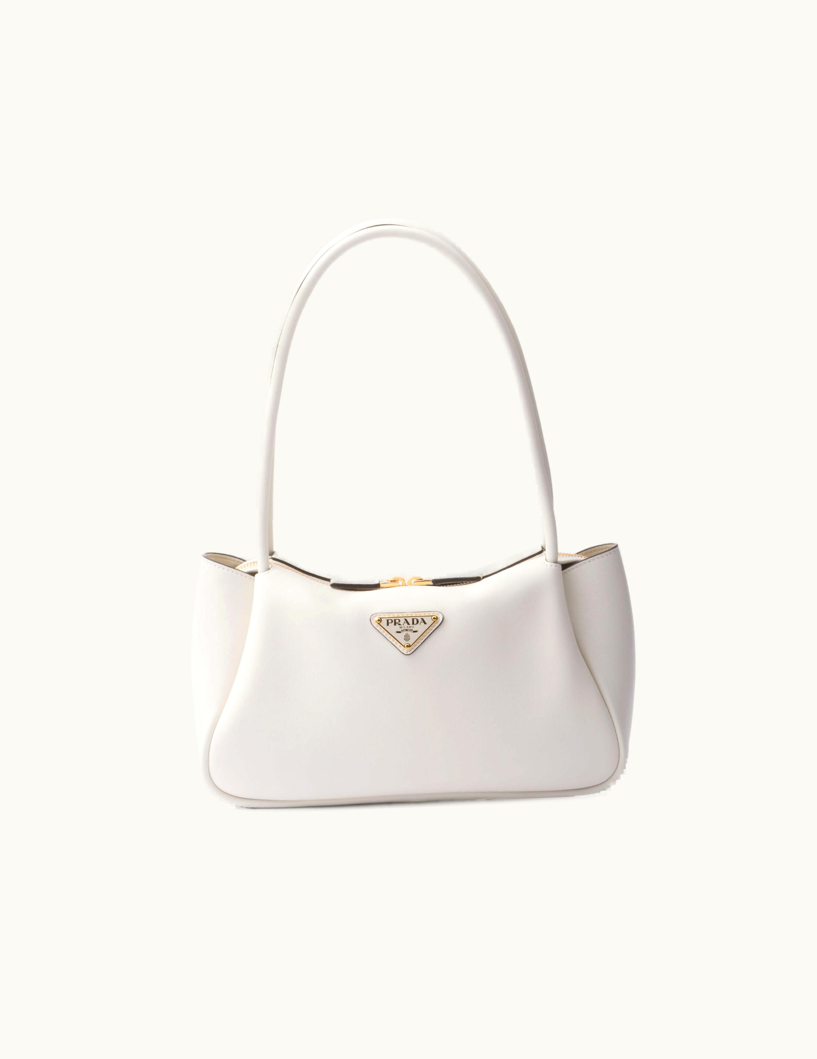 Prada Prada White Medium Leather Handbag