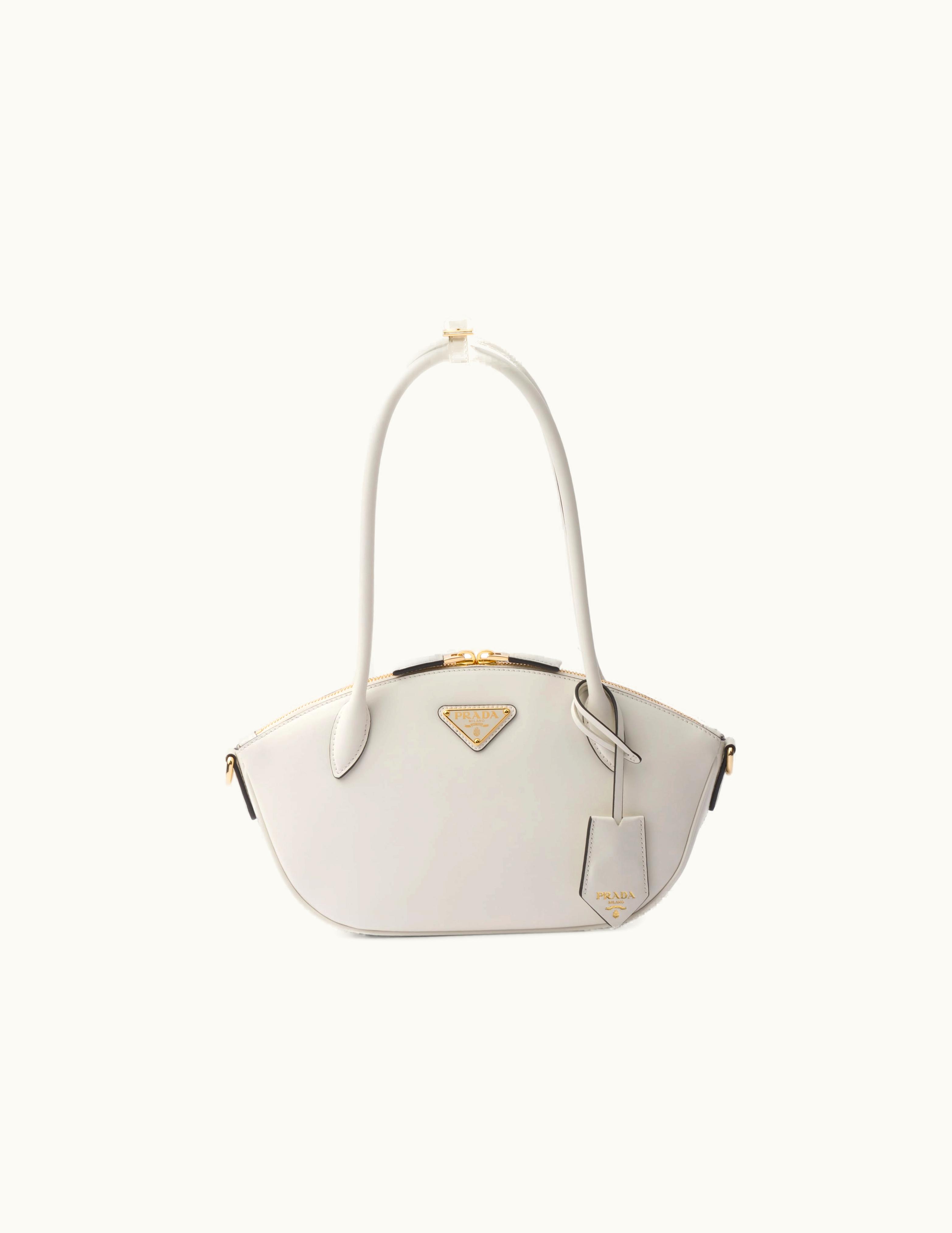 Prada Prada White Small Leather Handbag
