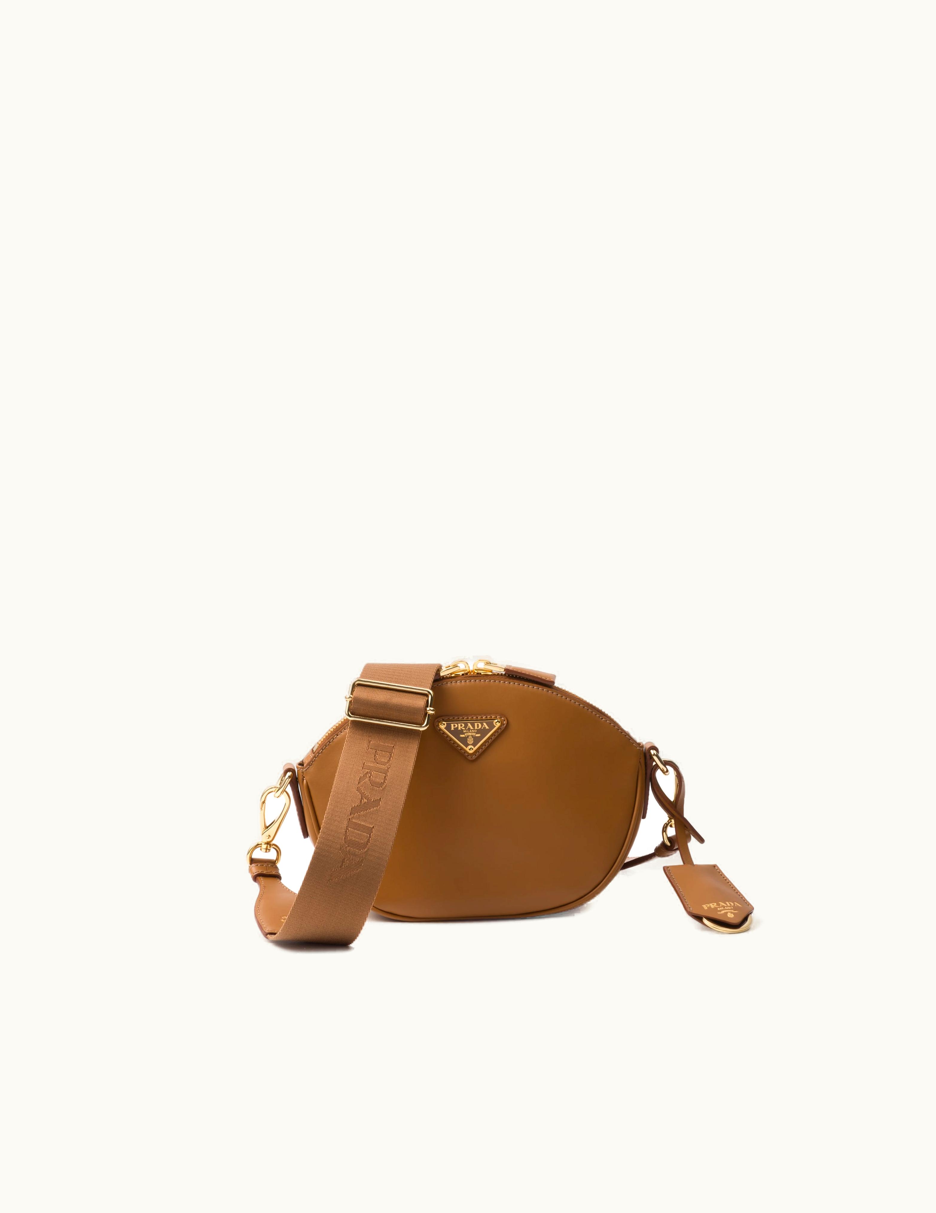 Prada Prada Caramel Leather Mini Shoulder Bag